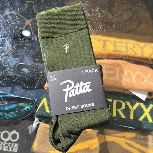 Patta Dress Socks Green Size 42-46