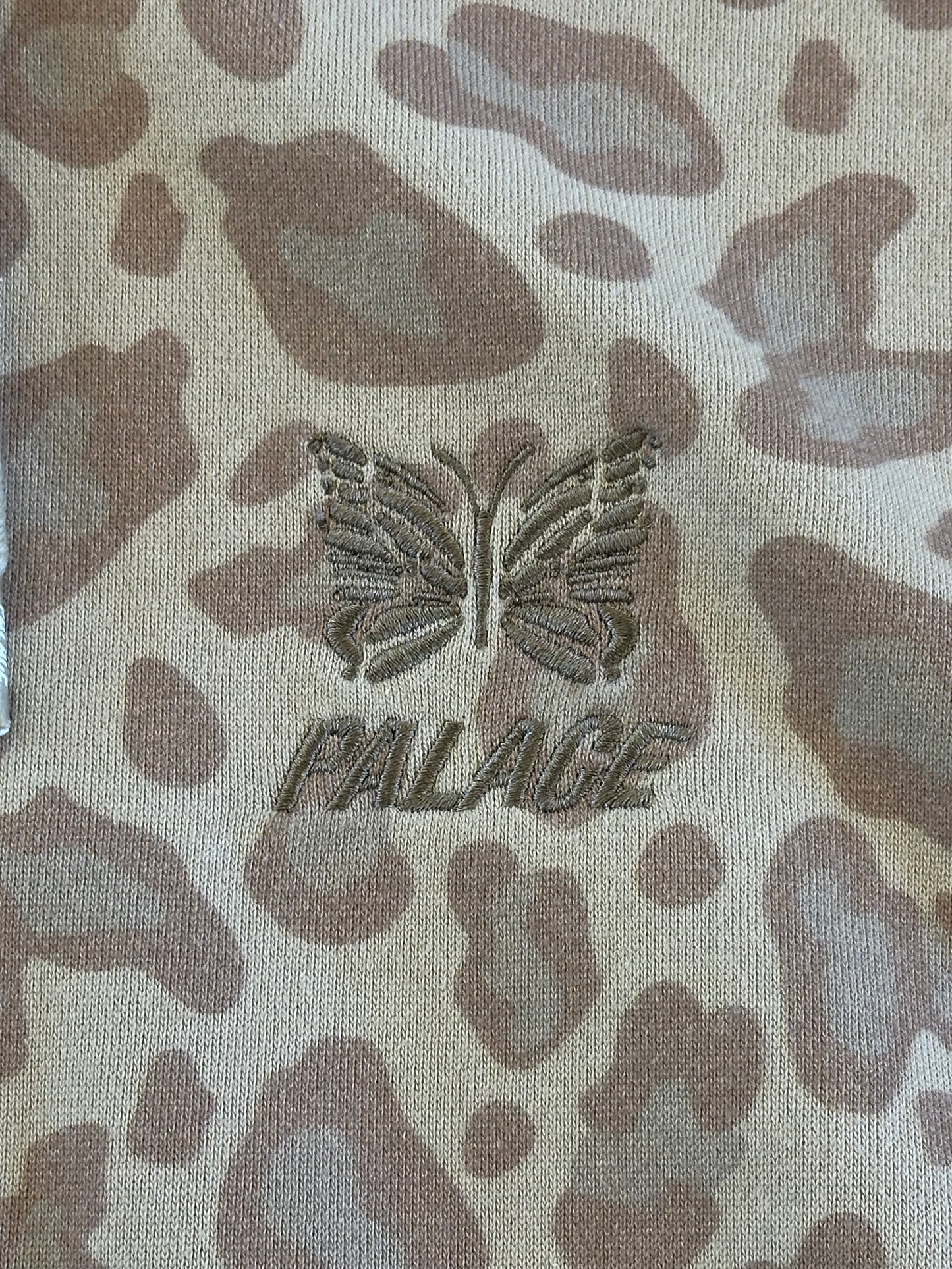 Palace x Needles Hood Sand XL