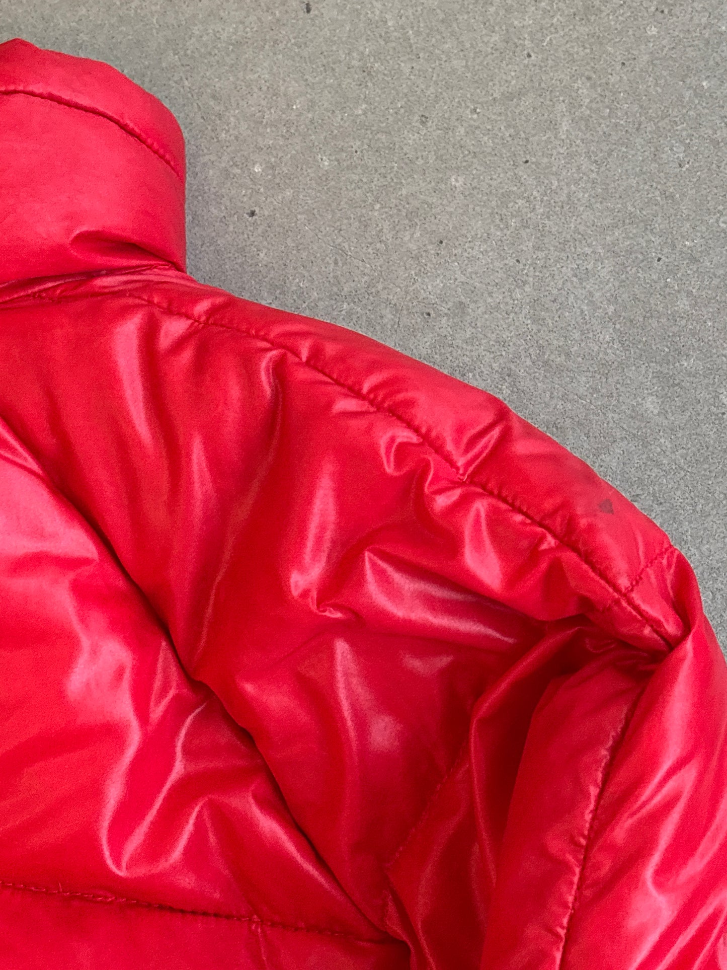 Moncler Reversible Puffer Jacket Red/Grey XL