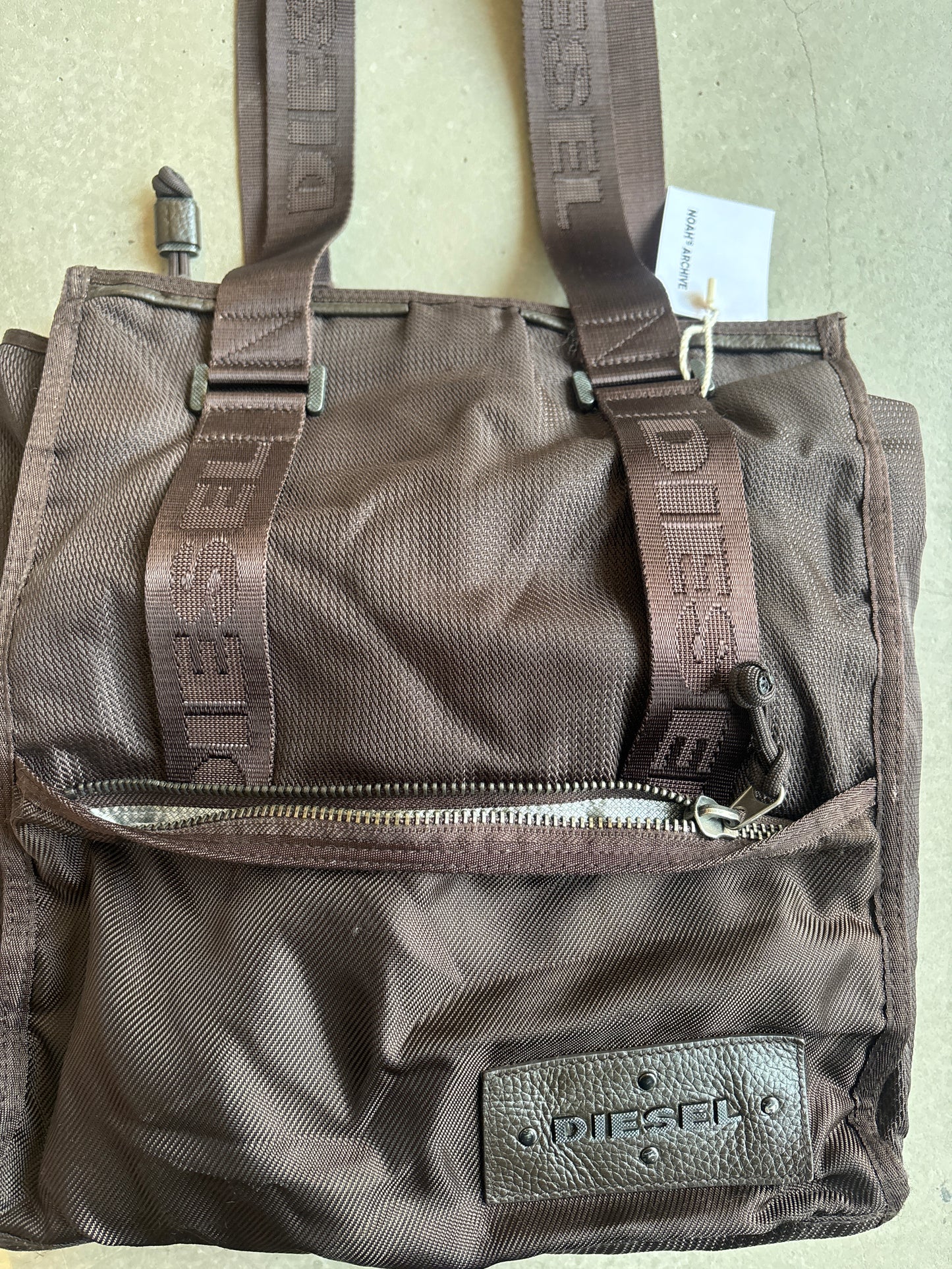 Diesel Nylon Bag Brown