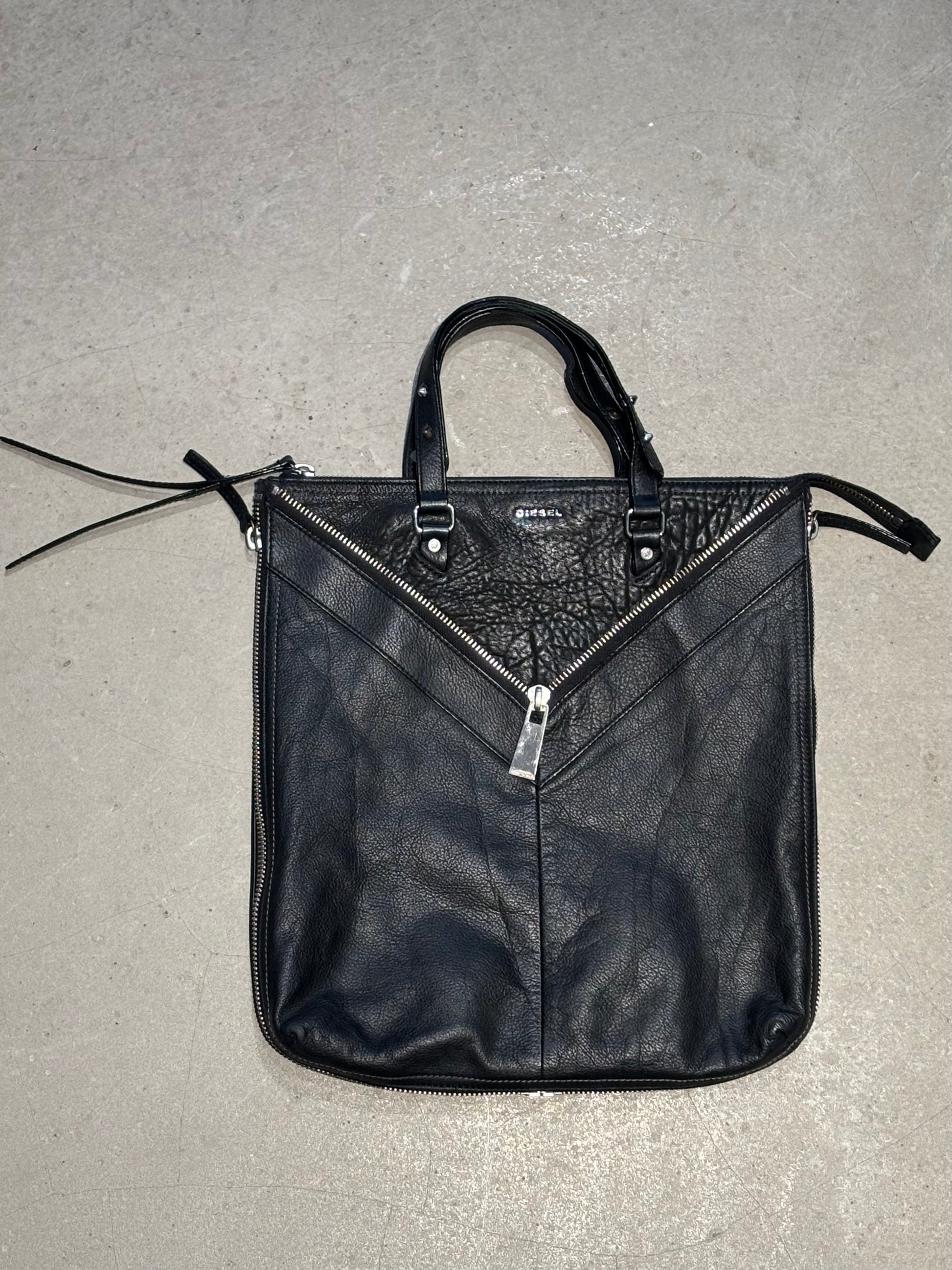 Diesel leather Tote Bag Zip