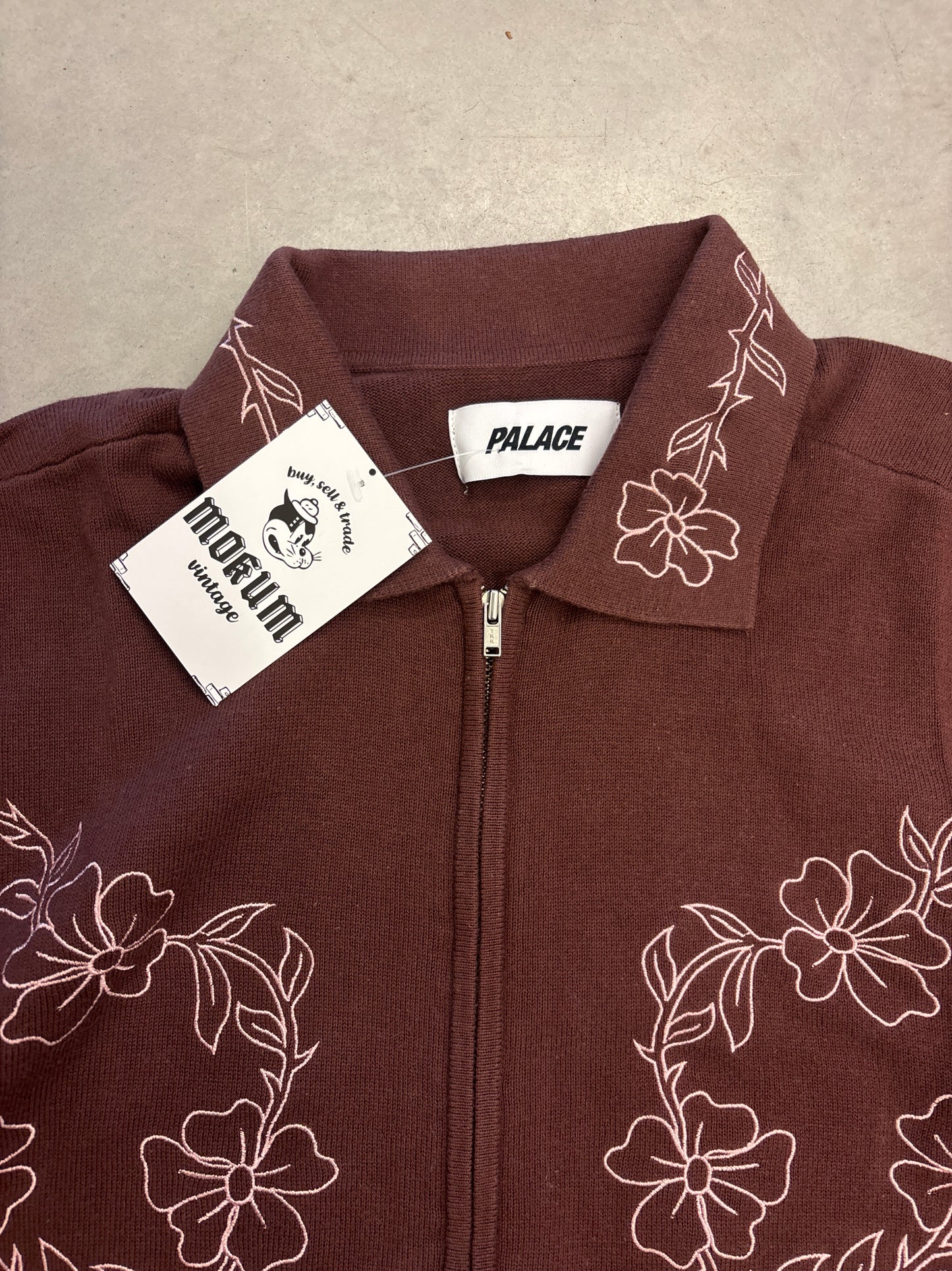 Palace Flexus Zip Longsleeve Nice Brown S