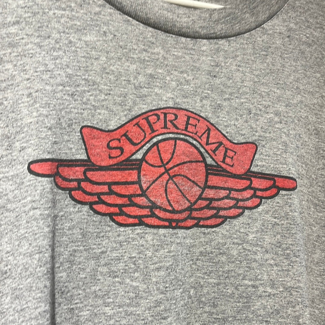 Vintage Supreme Jordan Wings 1998 Tee Grey XL