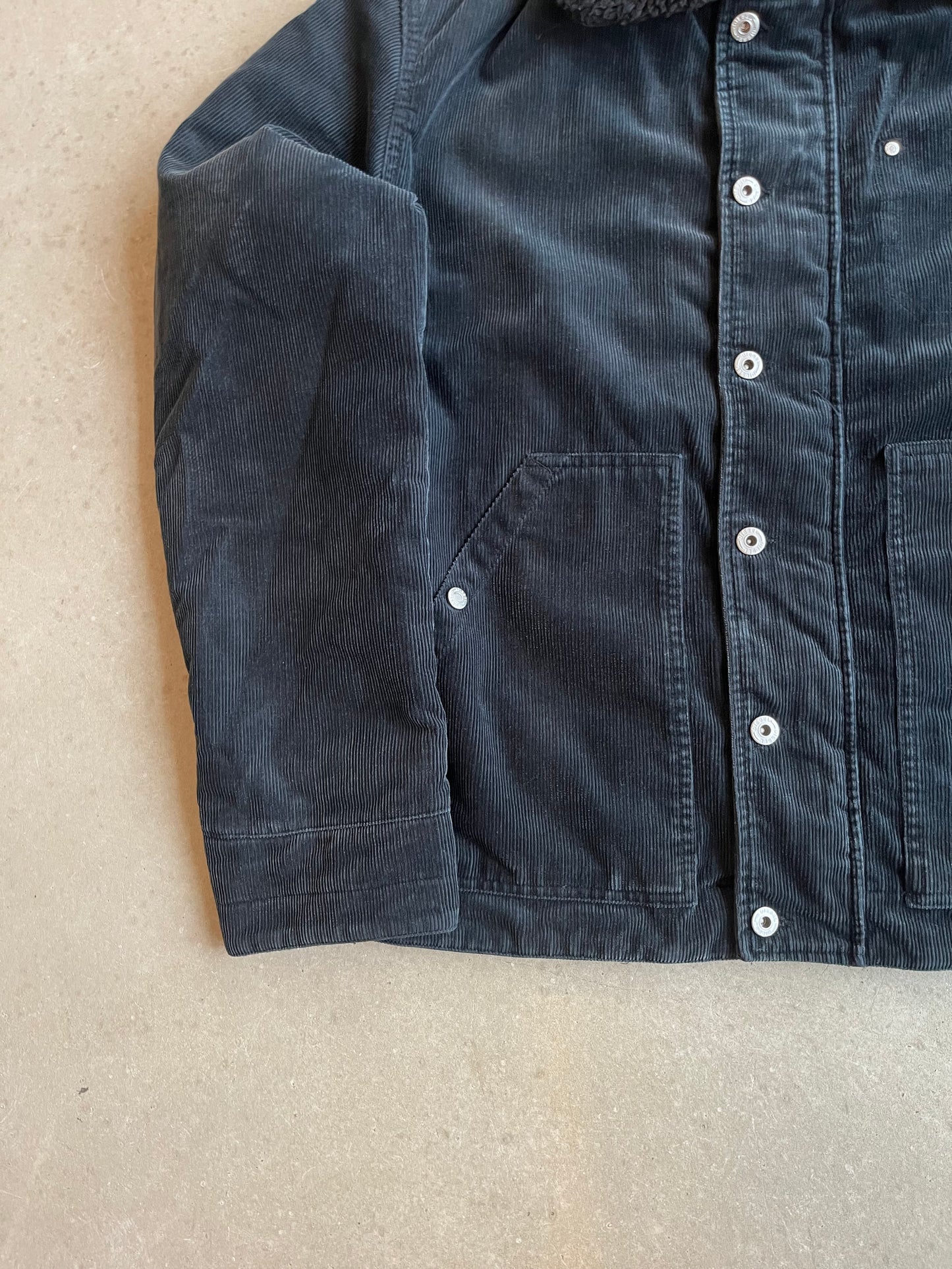 Diesel Corduroy Workwear Jacket Navy Large