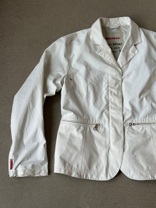 Vintage Prada Blazer Jacket White 46