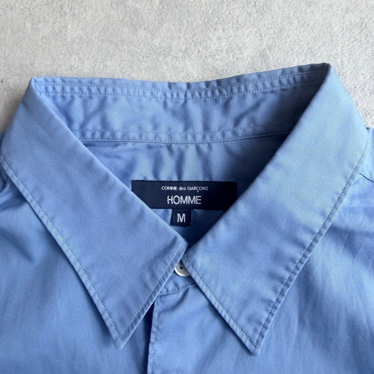 Commes Des Garcons Homme Short Sleeve Shirt Drawstring M