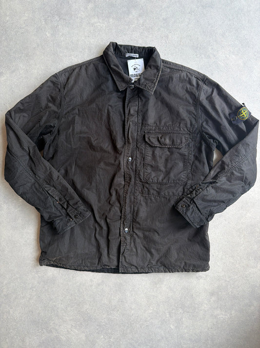 Stone Island Garment Dyed Overshirt  Black XXL