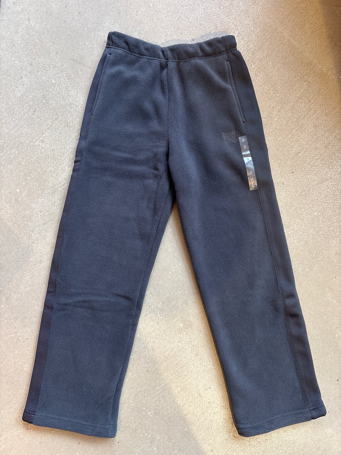 Uniqlo x Needles Wide Fit Fleece Joggers Black S