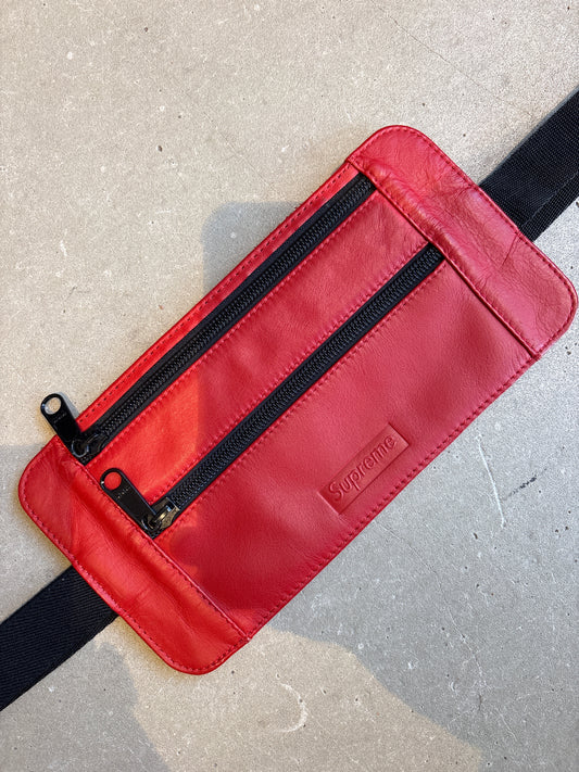 Supreme Leather Waist Bag