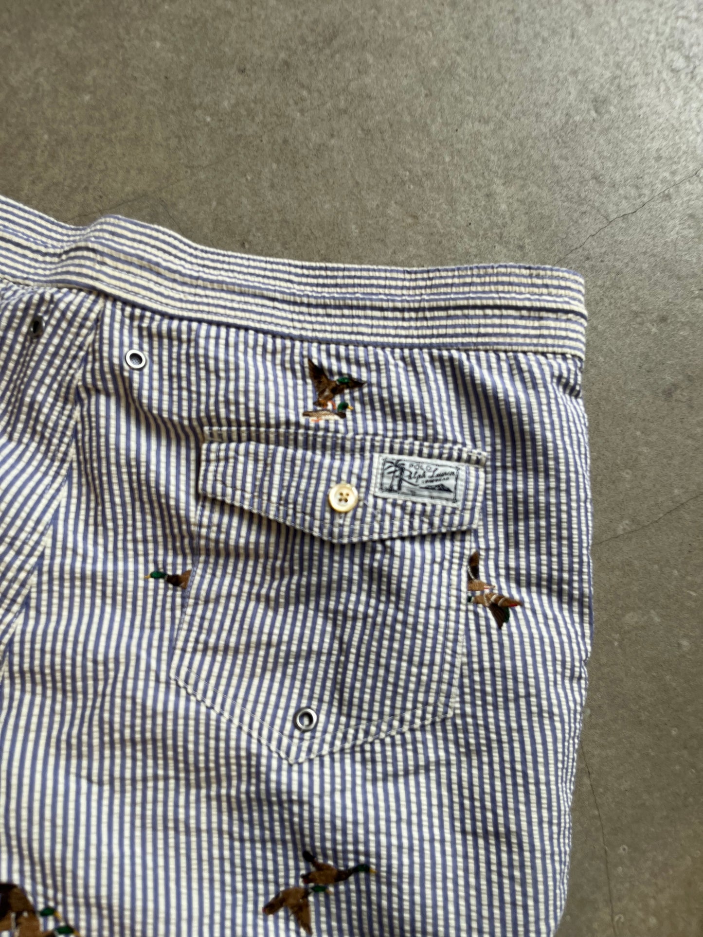 Polo Ralph Lauren Duck Swimming Shorts White Medium