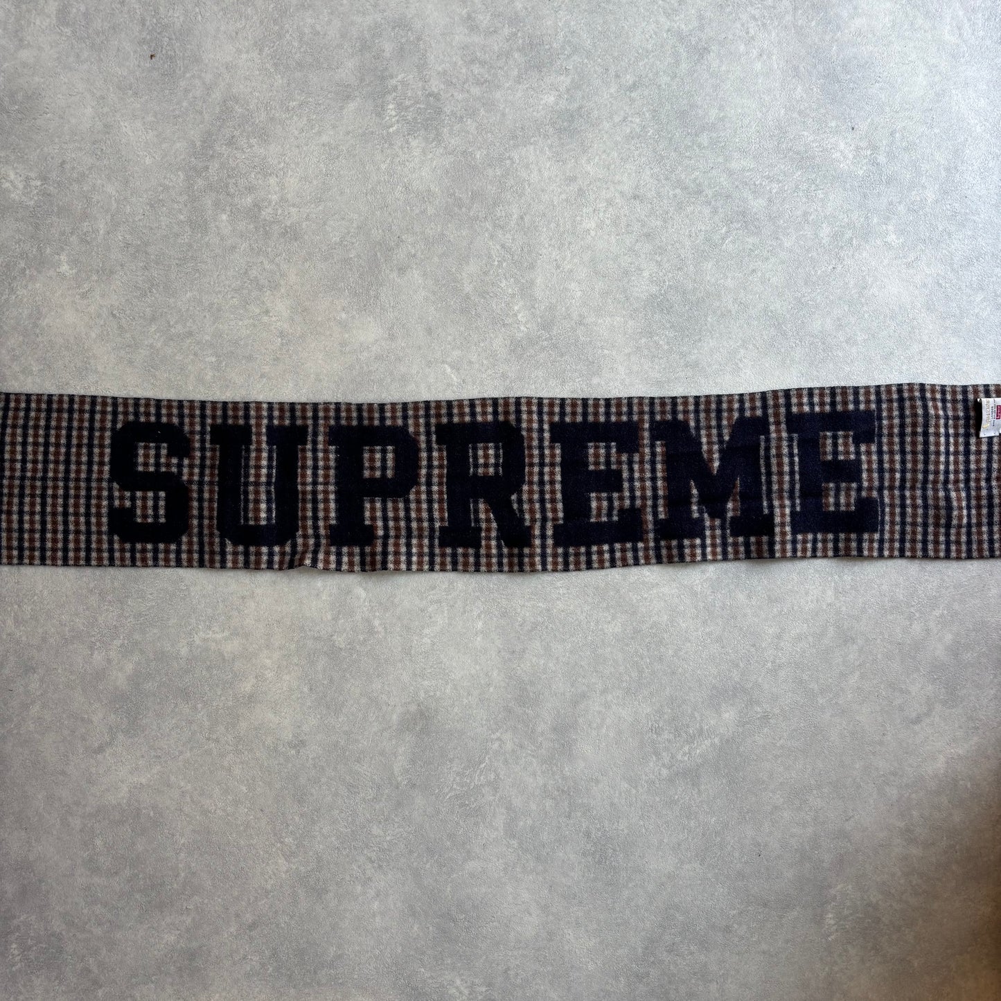 Supreme x Aquascutum Club Checkers Scarf
