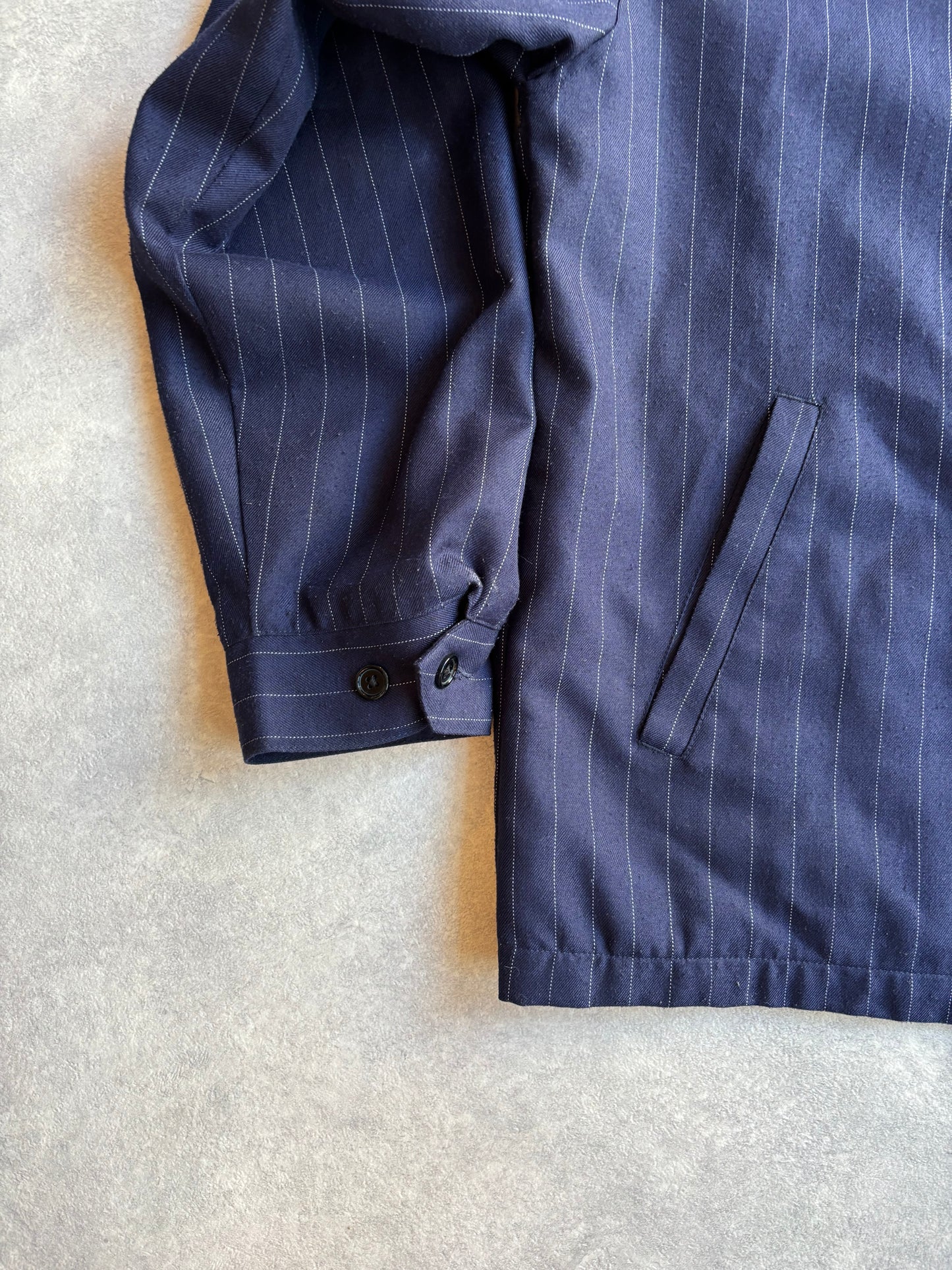 Stussy X CDG Striped Jacket Size XL