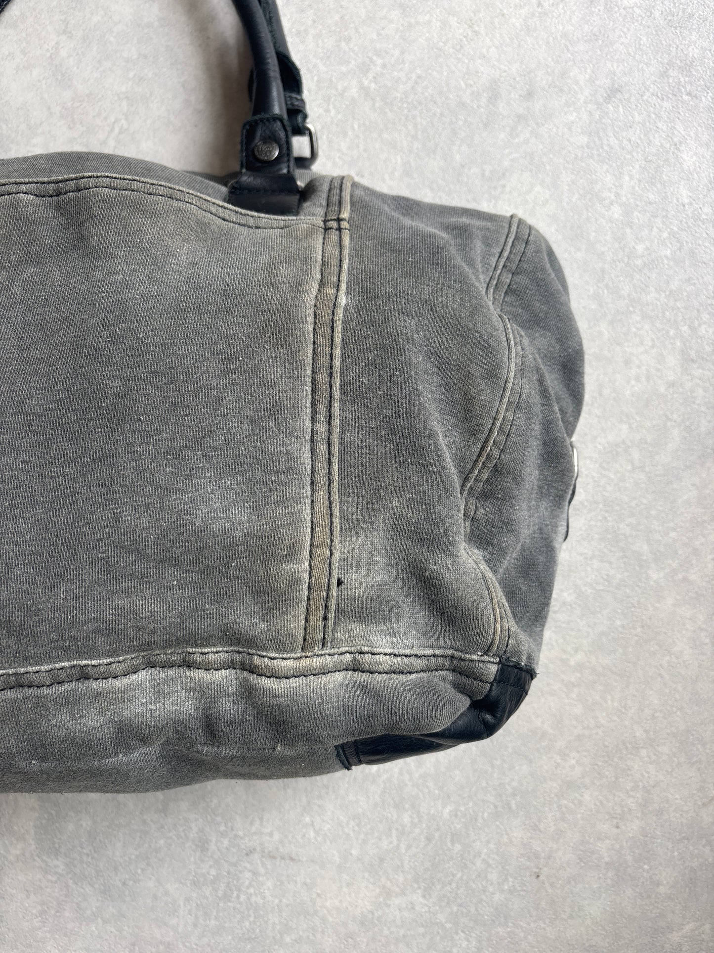 Diesel Vintage Bowling Canvas Grey Bag