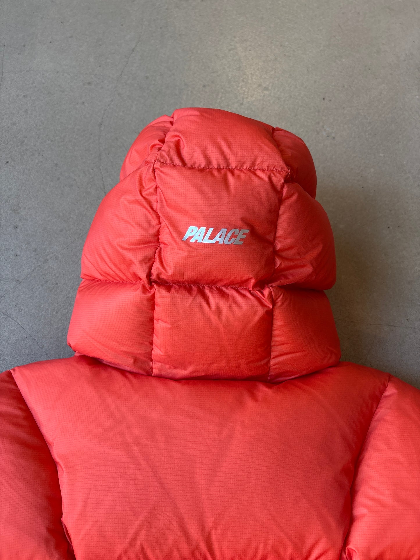 Palace Pertex Frost Balaclava Puffa Orange M