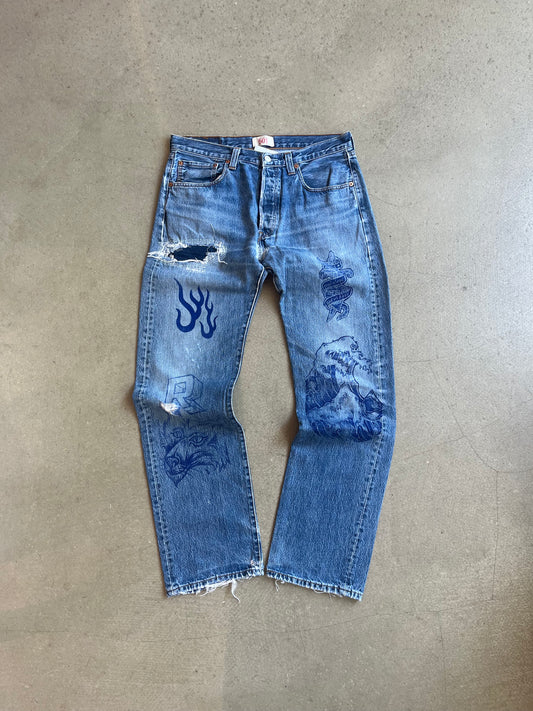 Atelier Reservé Reworked Denim Jeans W32