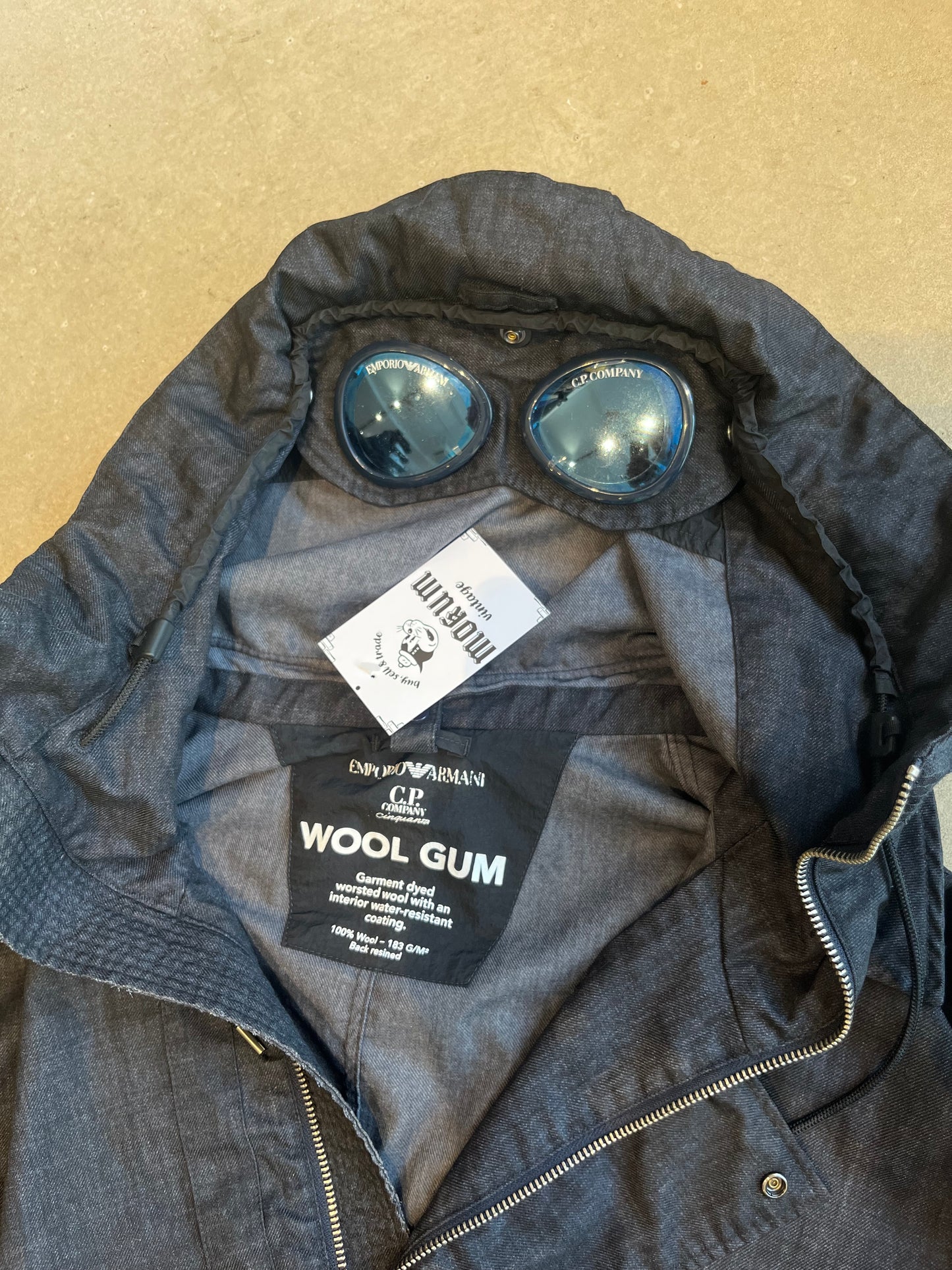 Emporio Armani x CP Company Wool Parka Navy 50