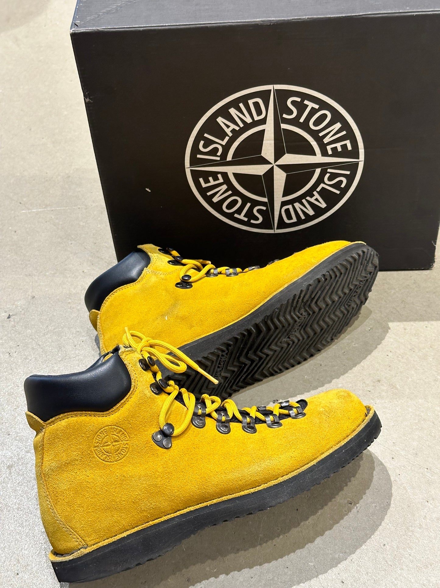 Stone Island Tracking Boots Yellow 40