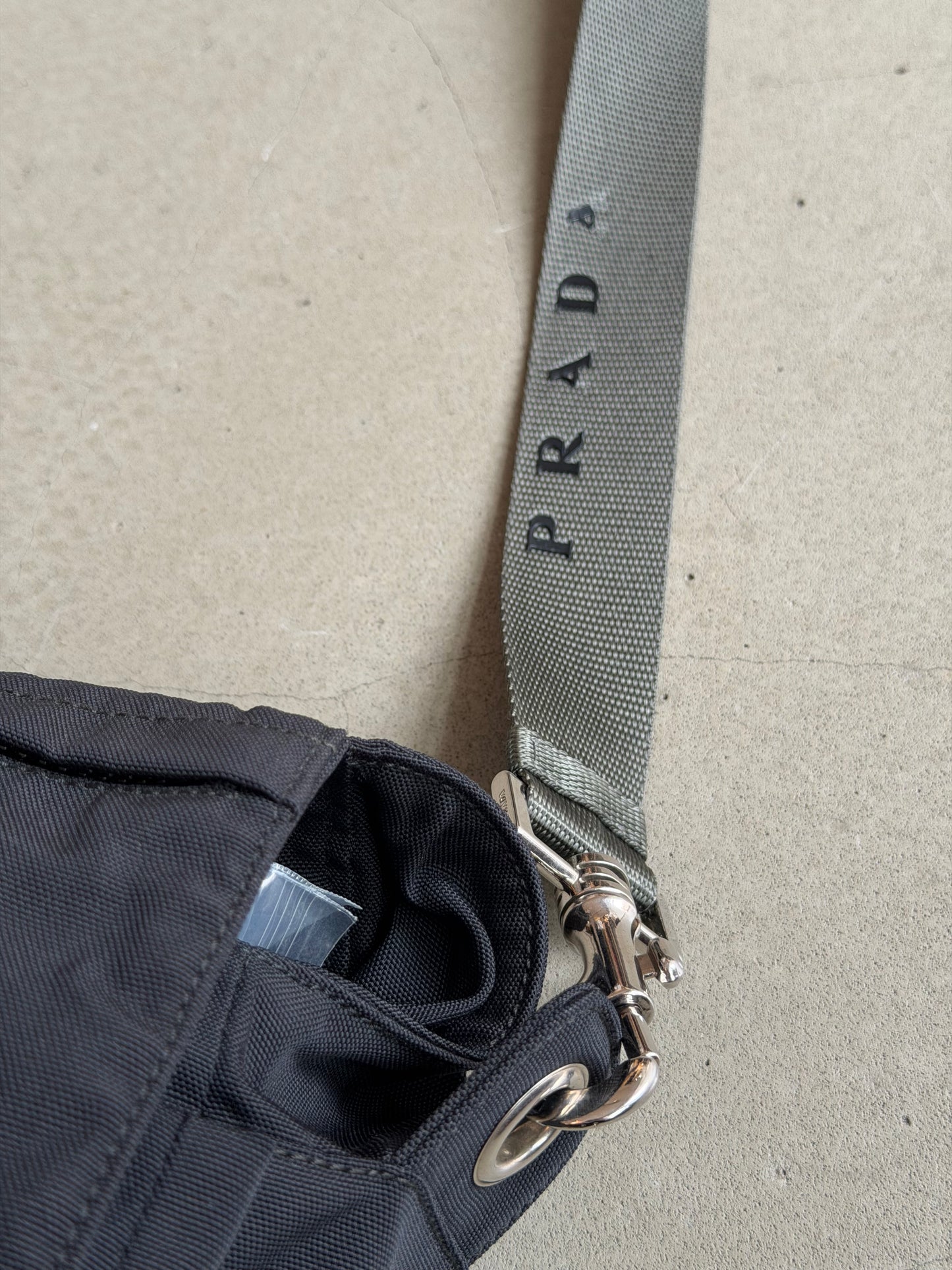 Prada Sport Nylon Black Messenger Bag