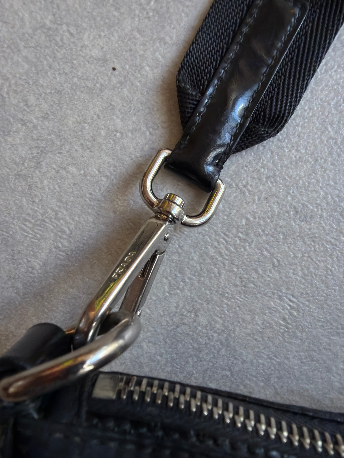 Prada Black Crossbody Nylon Tessuto Bag