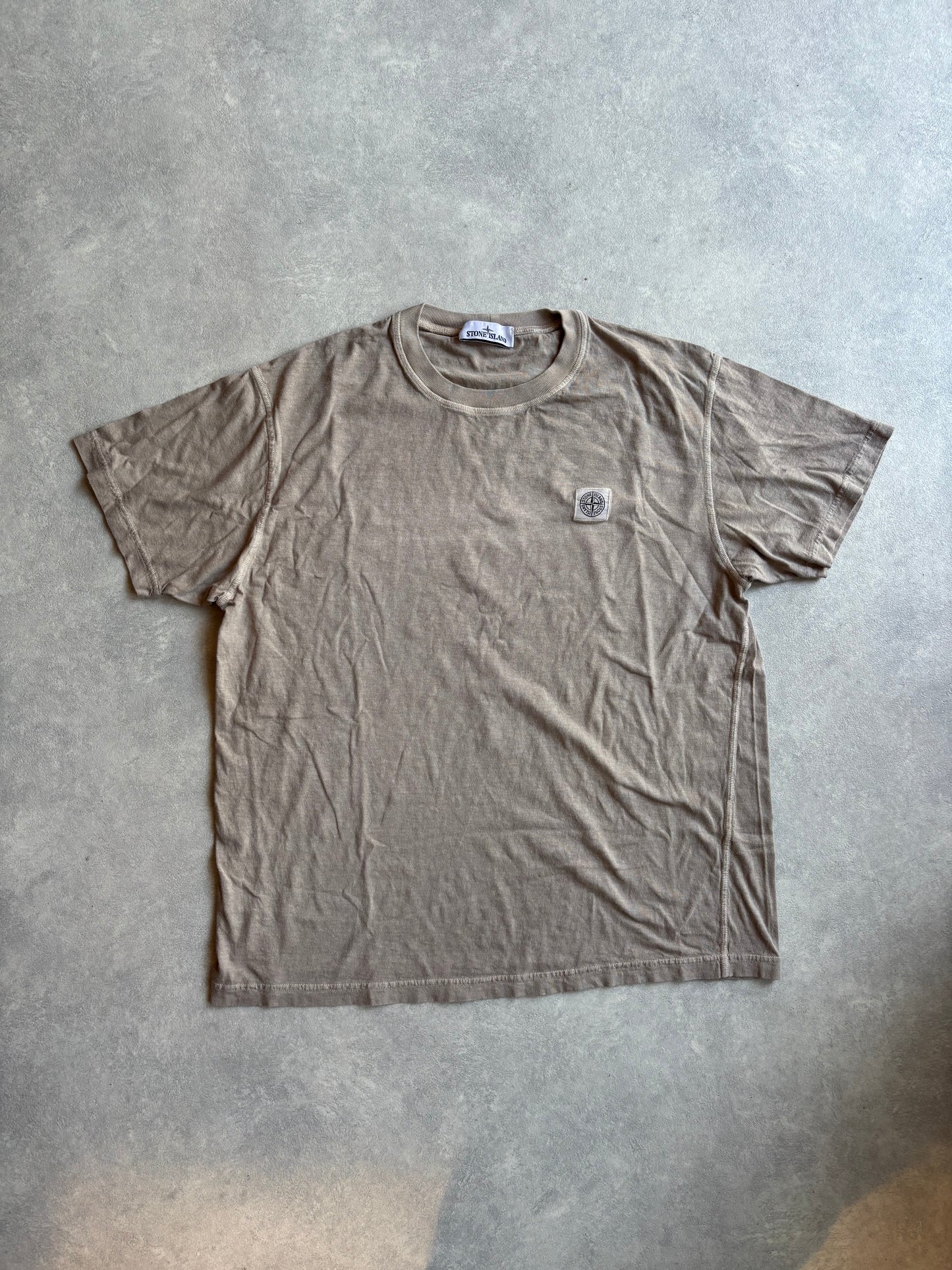 Stone Island Heavy cotton T-shirt beige Size XL