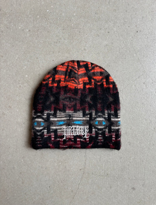 Palace Brown Olde English Furry Nein Cuff Beanie Navajo