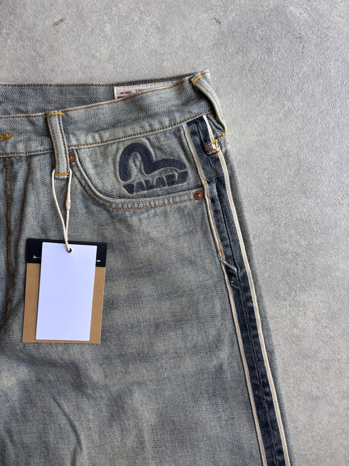 Palace Evisu P90 Baggy Jean Reverse Indigo