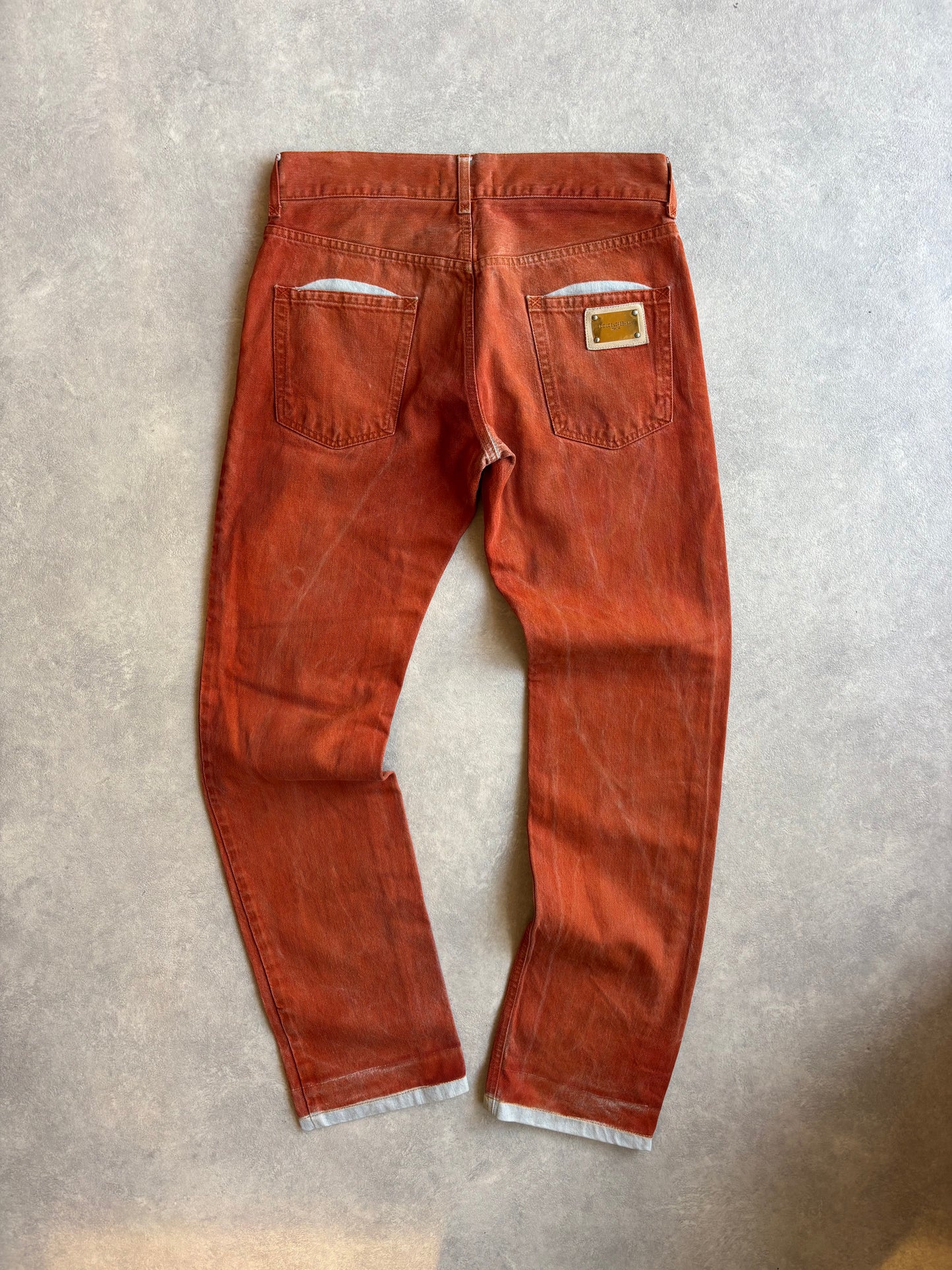 Dolce & Gabbana Pants Orange Size 48 / Medium