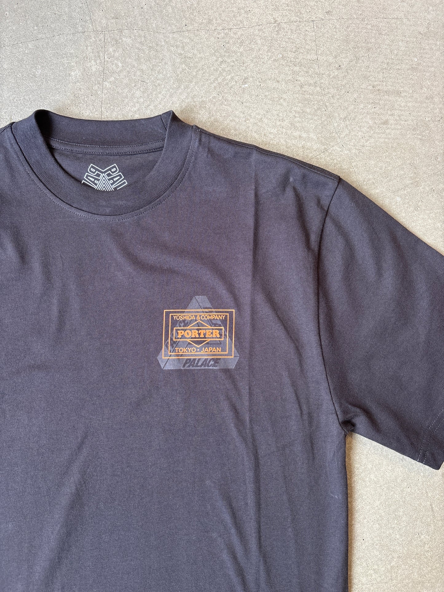 Palace x Porter Logo Tee Black