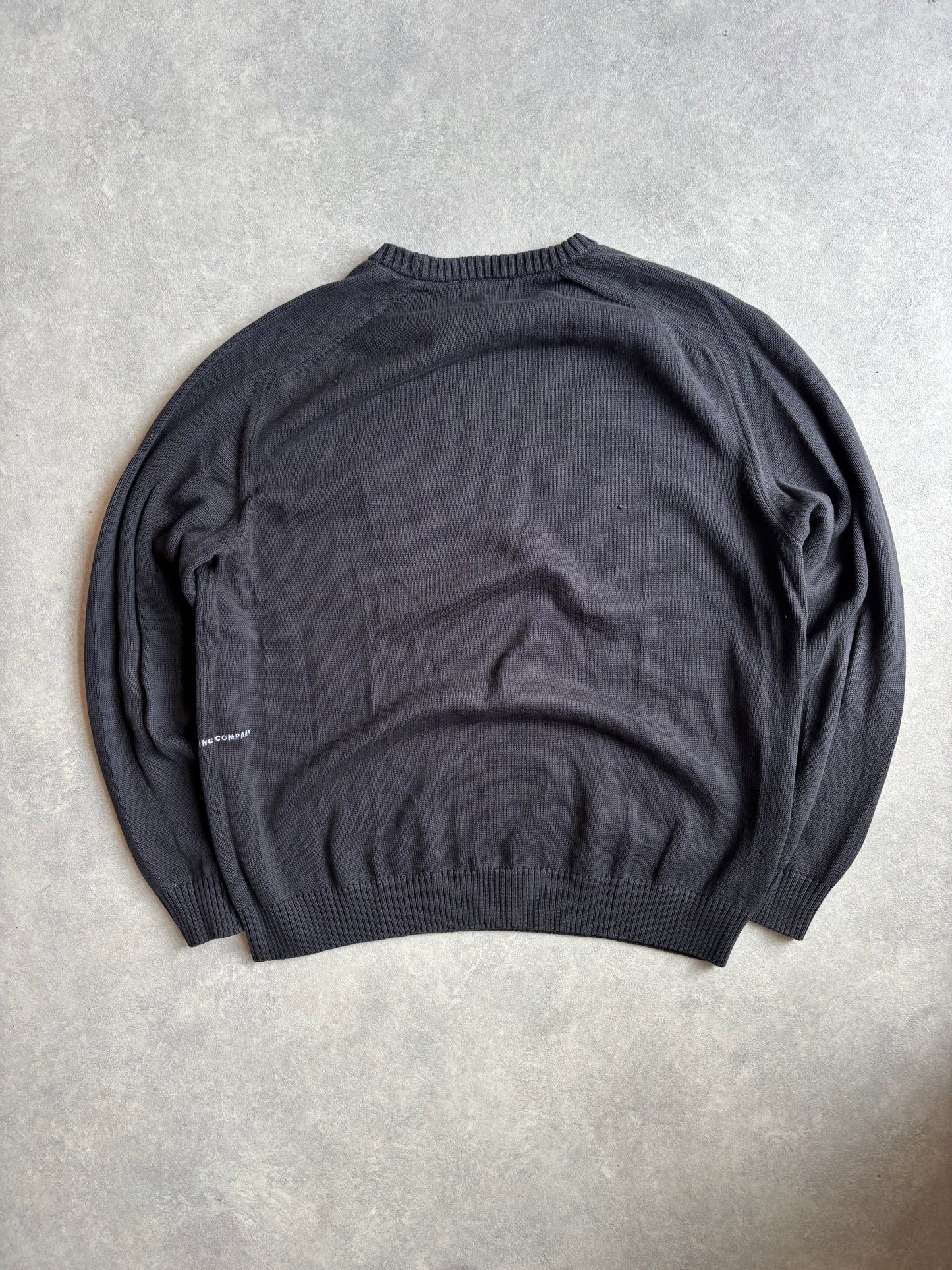 Pop Trading Company Knit Jumper Box Logo Black  XL