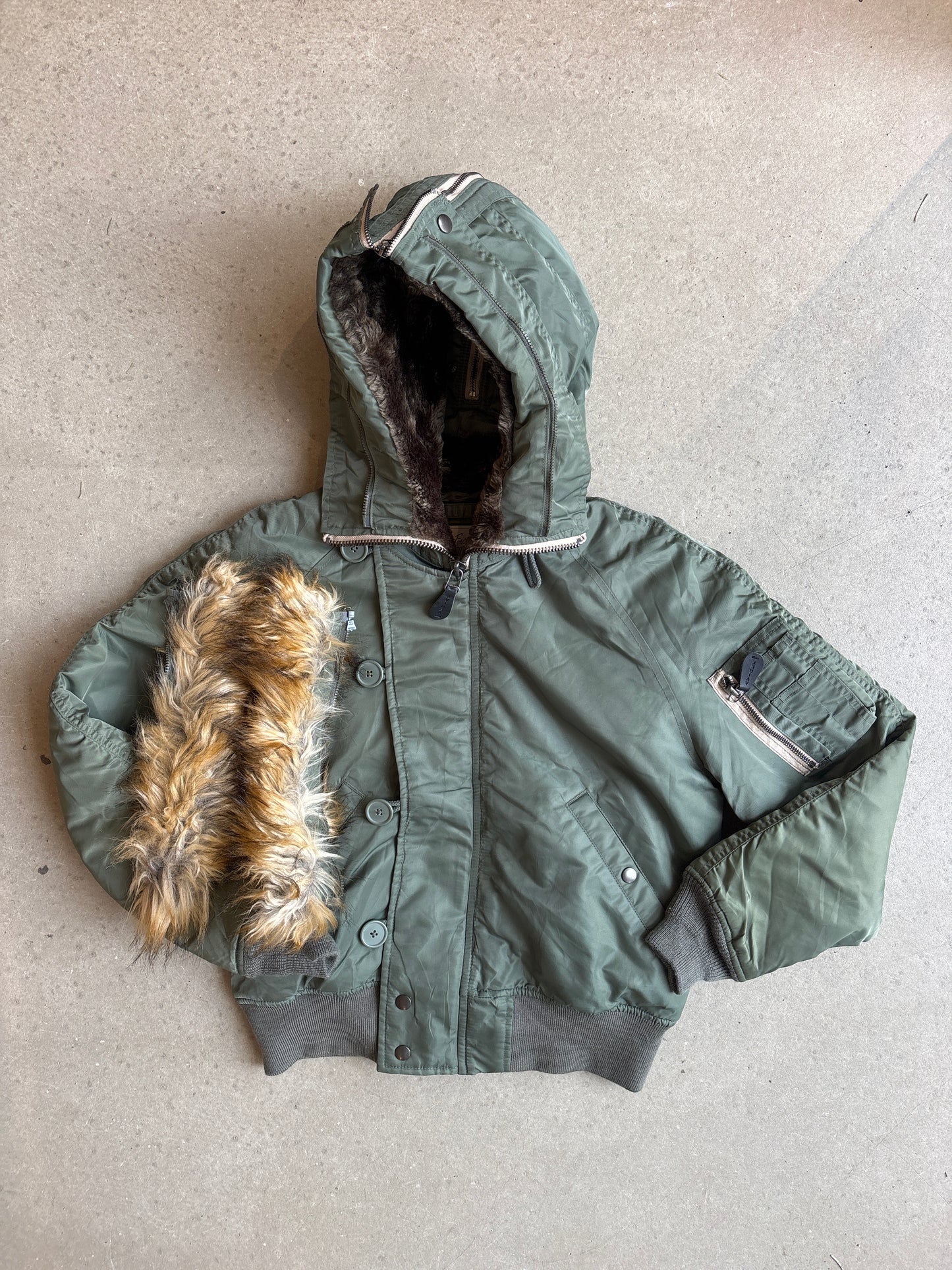 Avirex Bomber Jacket Army Green M