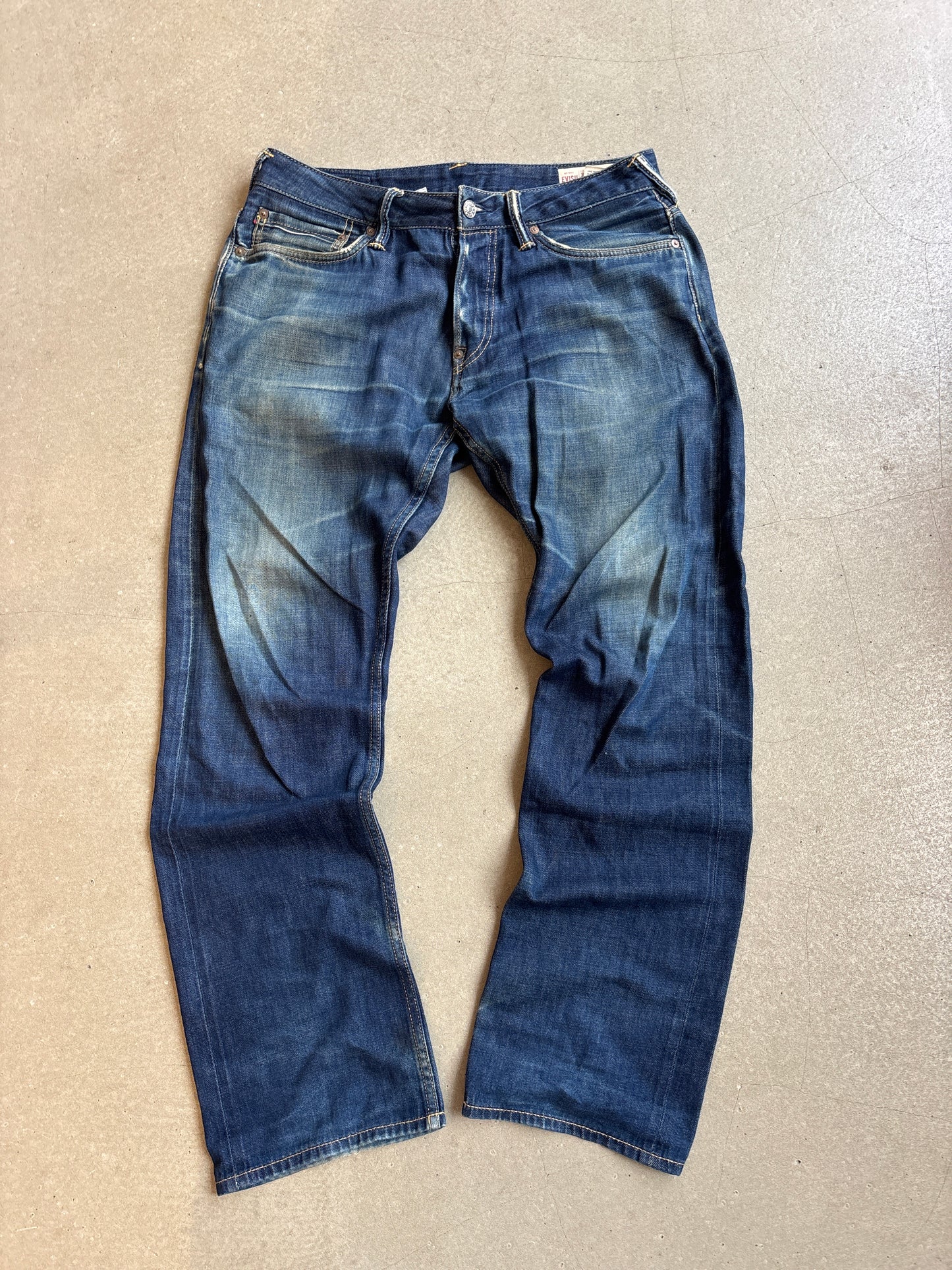 Evisu Selvedge Size 32X34 Chino Denim