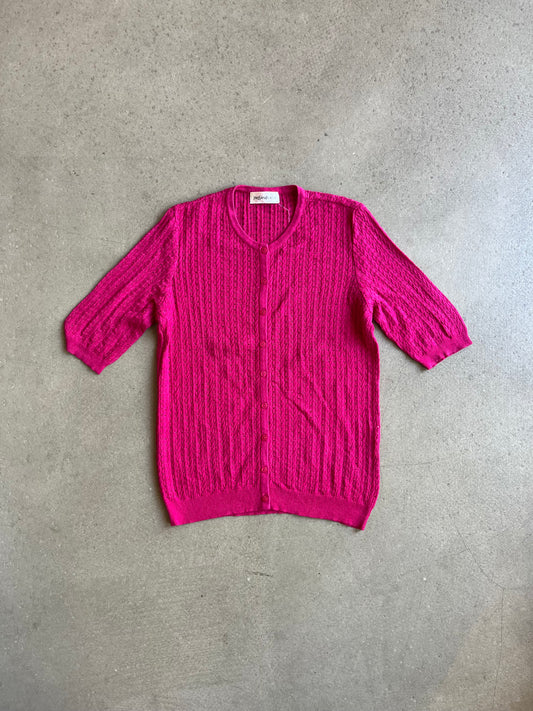 Yves Saint Laurent Knitted Shirt Pink Medium
