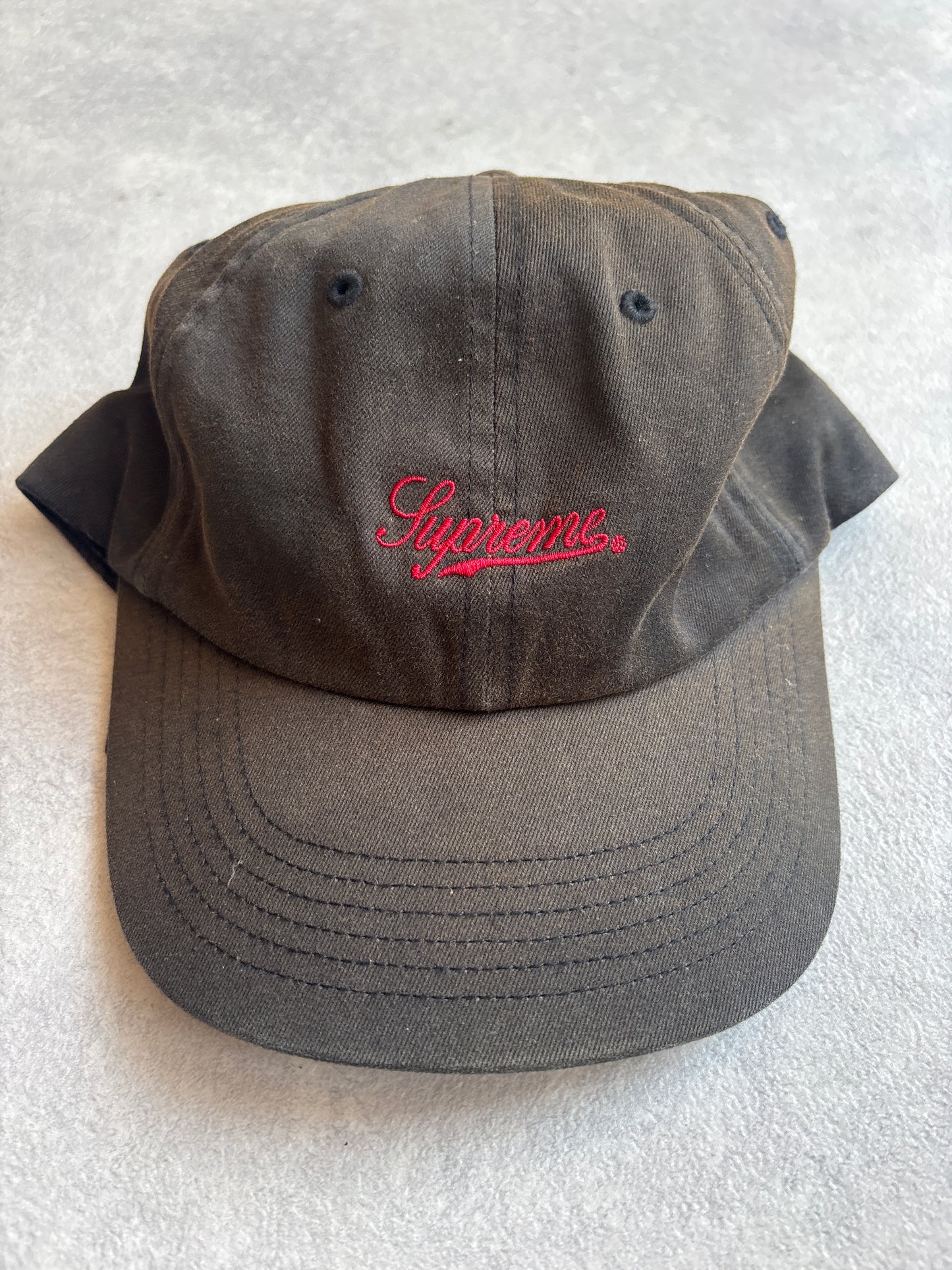 Supreme Bleached Chino 6-panel Cap