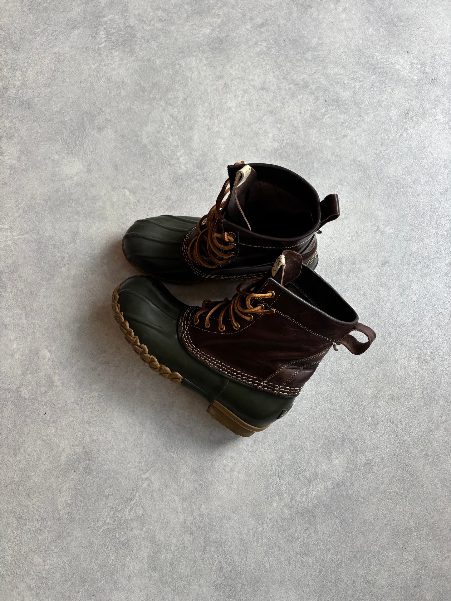 Visvim Logo Print Lace Up Boots Brown 44,5