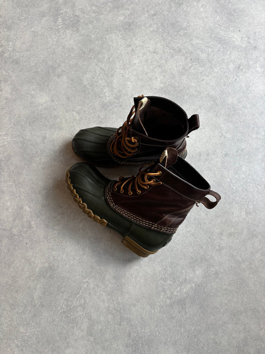 Visvim Logo Print Lace Up Boots Brown 44,5