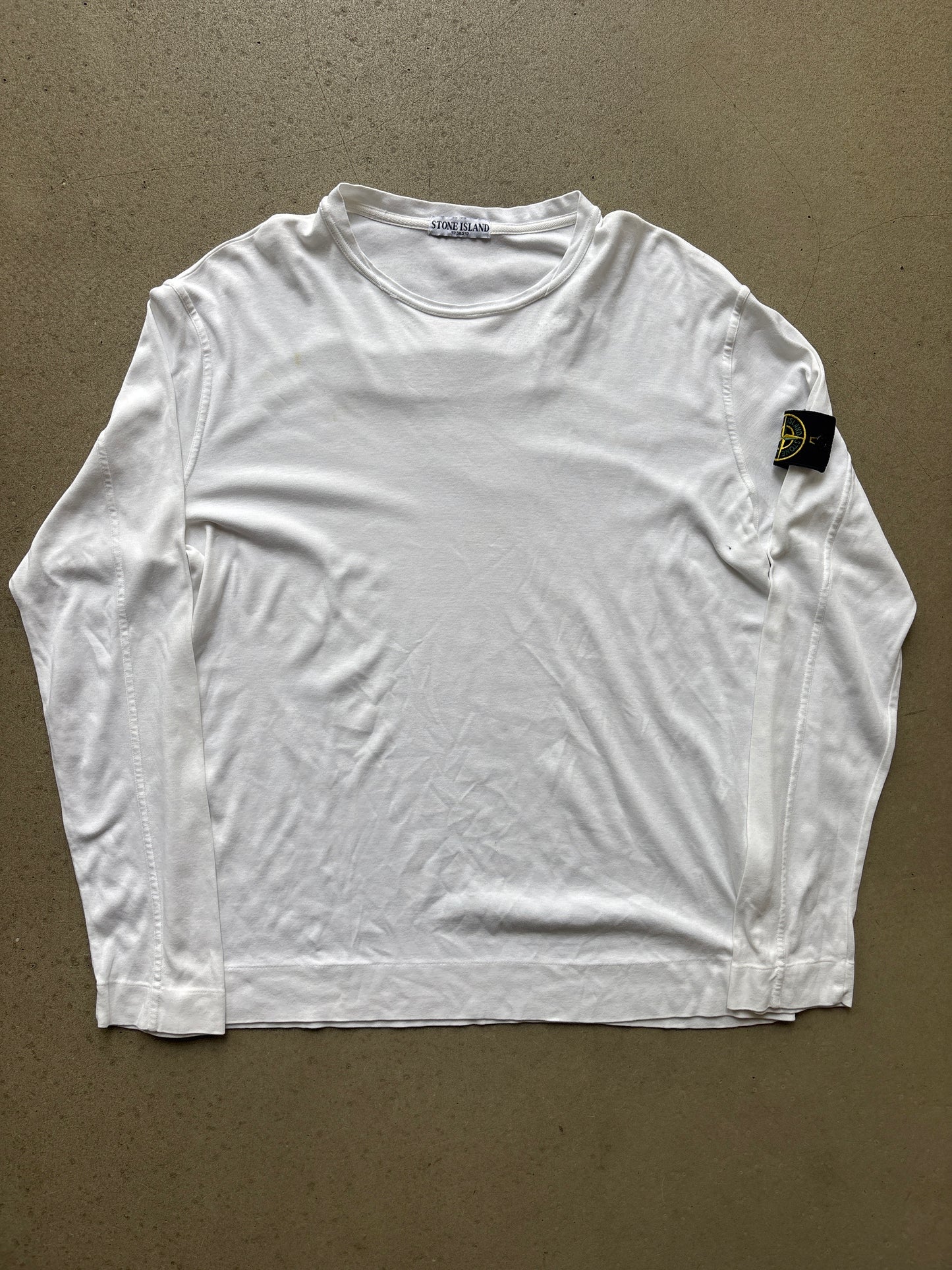 Stone Island Long Sleeve White XXL