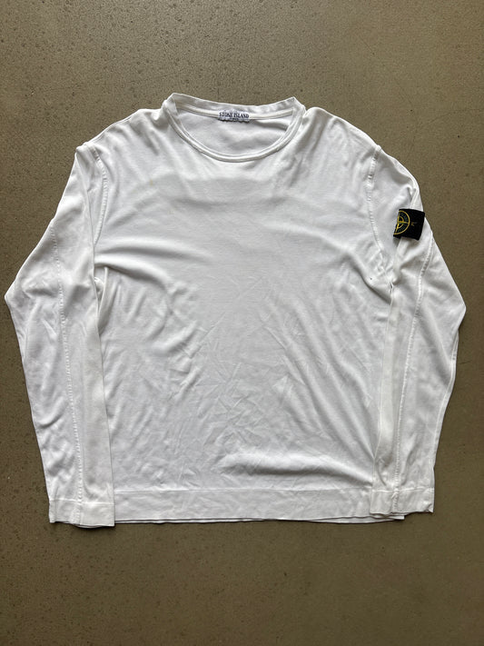 Stone Island Long Sleeve White XXL