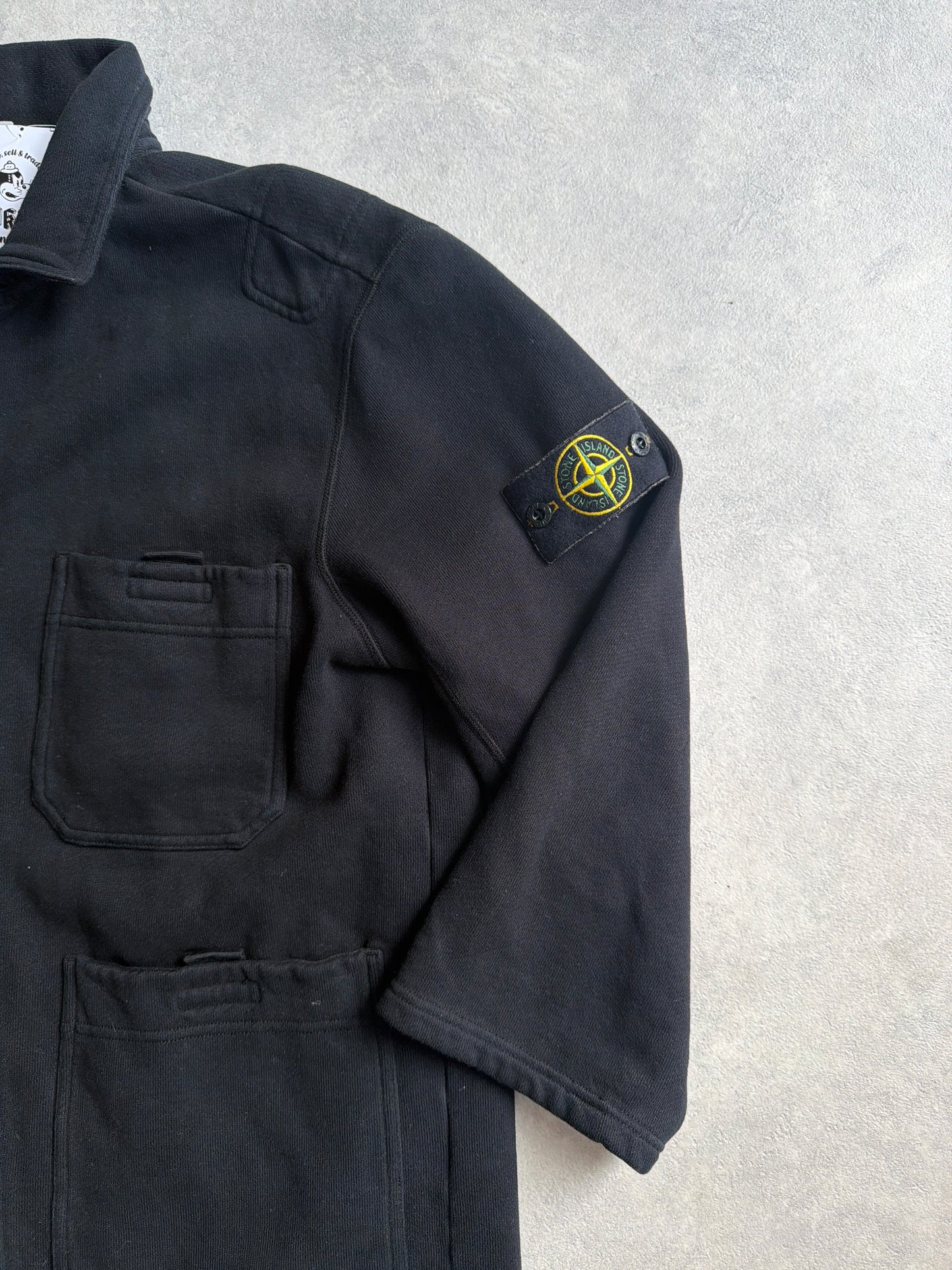 Stone Island Organic Cotton Brushed Overshirt L