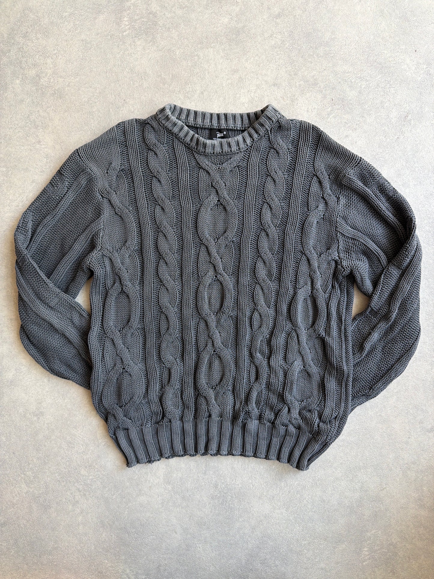Patta Cable Knitted Cold Dye Jumper M