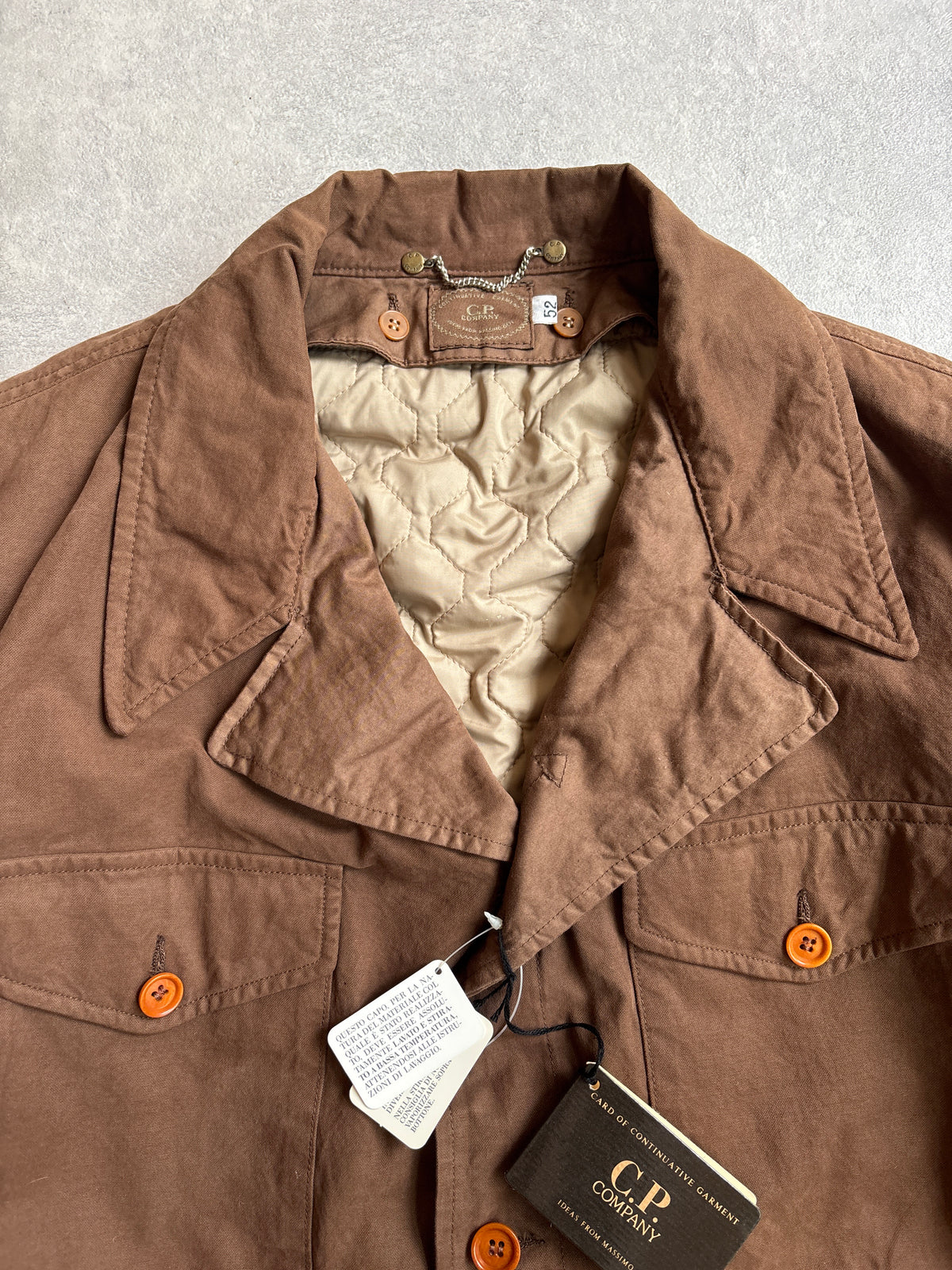 Vintage CP Company Lined Field Jacket Brown