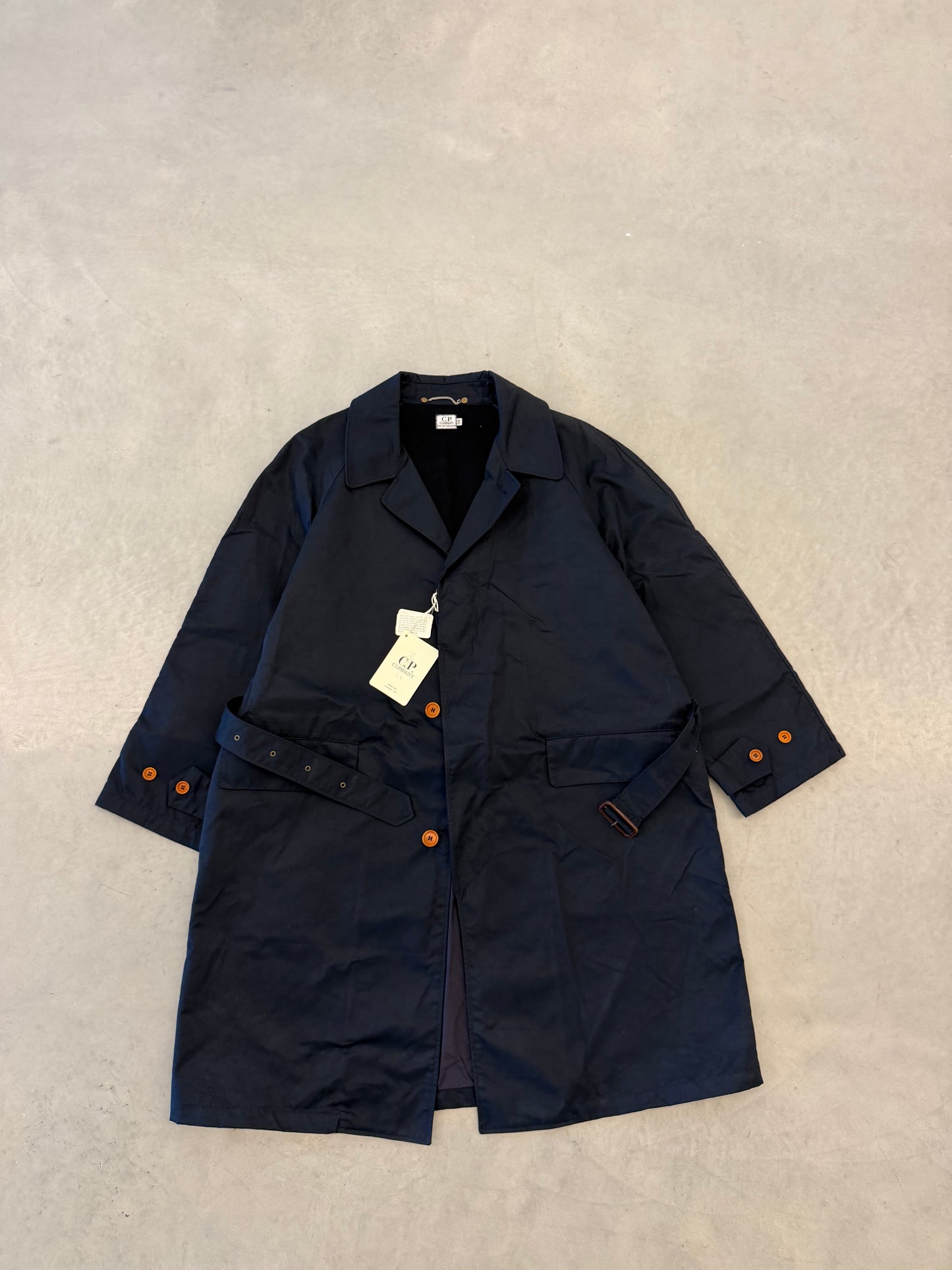 C.P. Company '90s Marineblauwe Trenchcoat 50