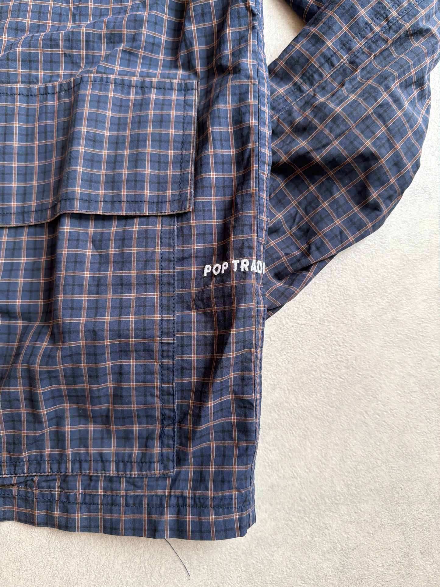 Pop Trading Company Full Zip Check Jacket M