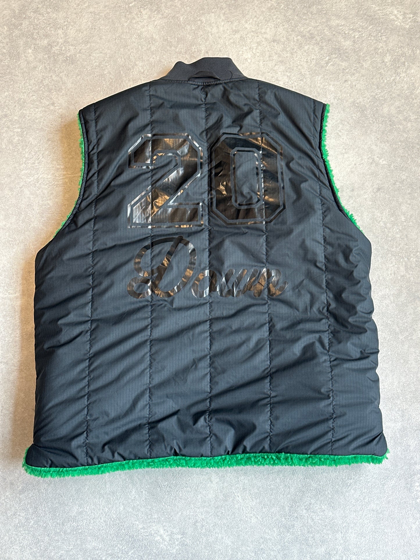 Patta X Converse Bodywarmer Black/ Green Nylon Fleece Size XL