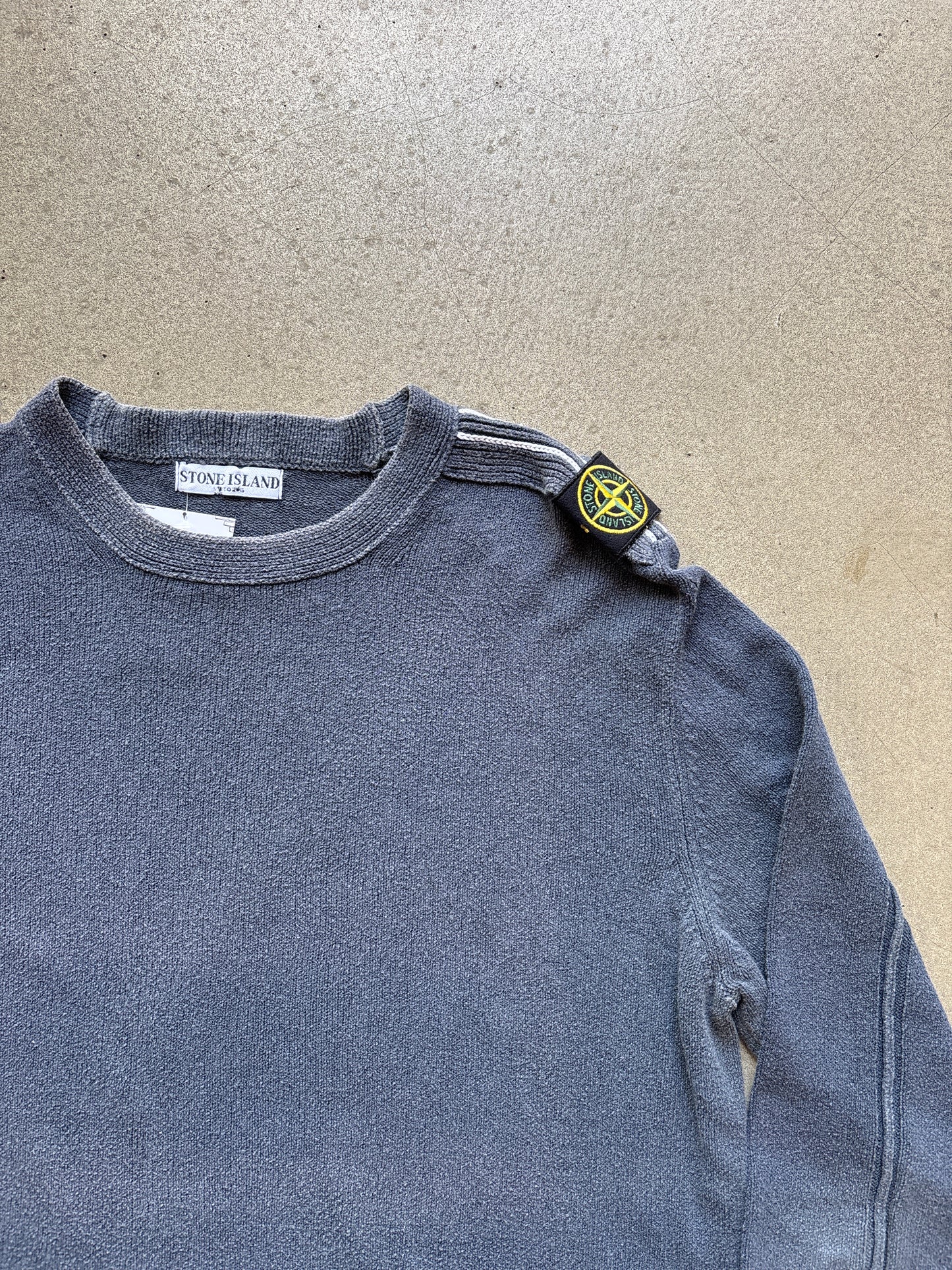 Stone Island Shoulder Badge Sweater Grey XXXL