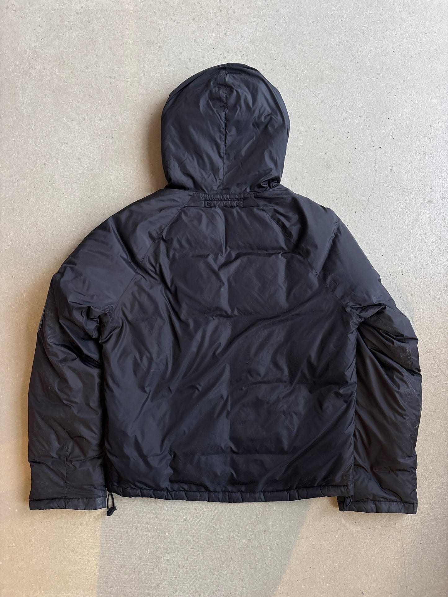 Stone Island Denims "Reversible" Down Puffer Jacket Black M