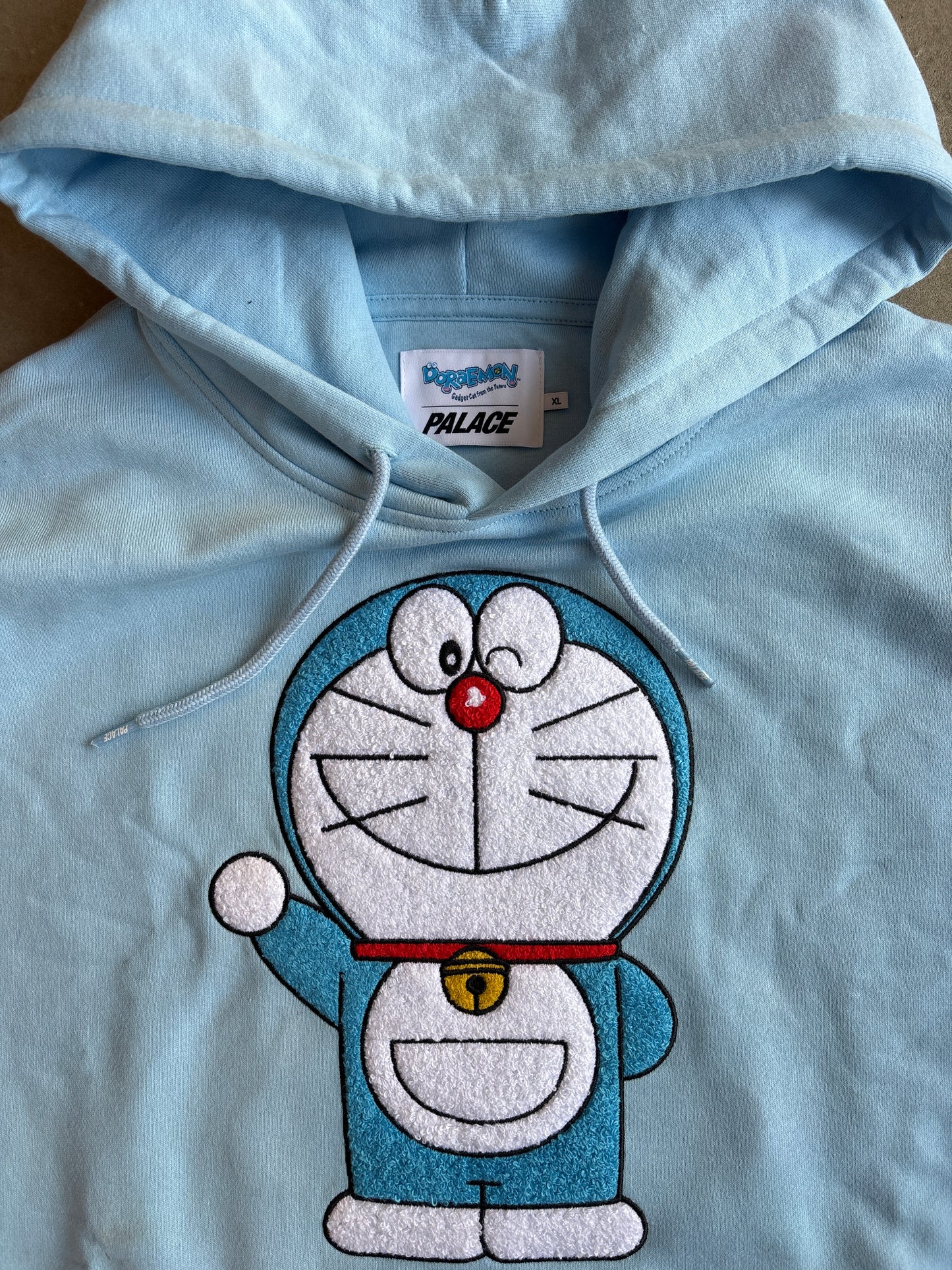 Palace x Doraemon Hood Blue