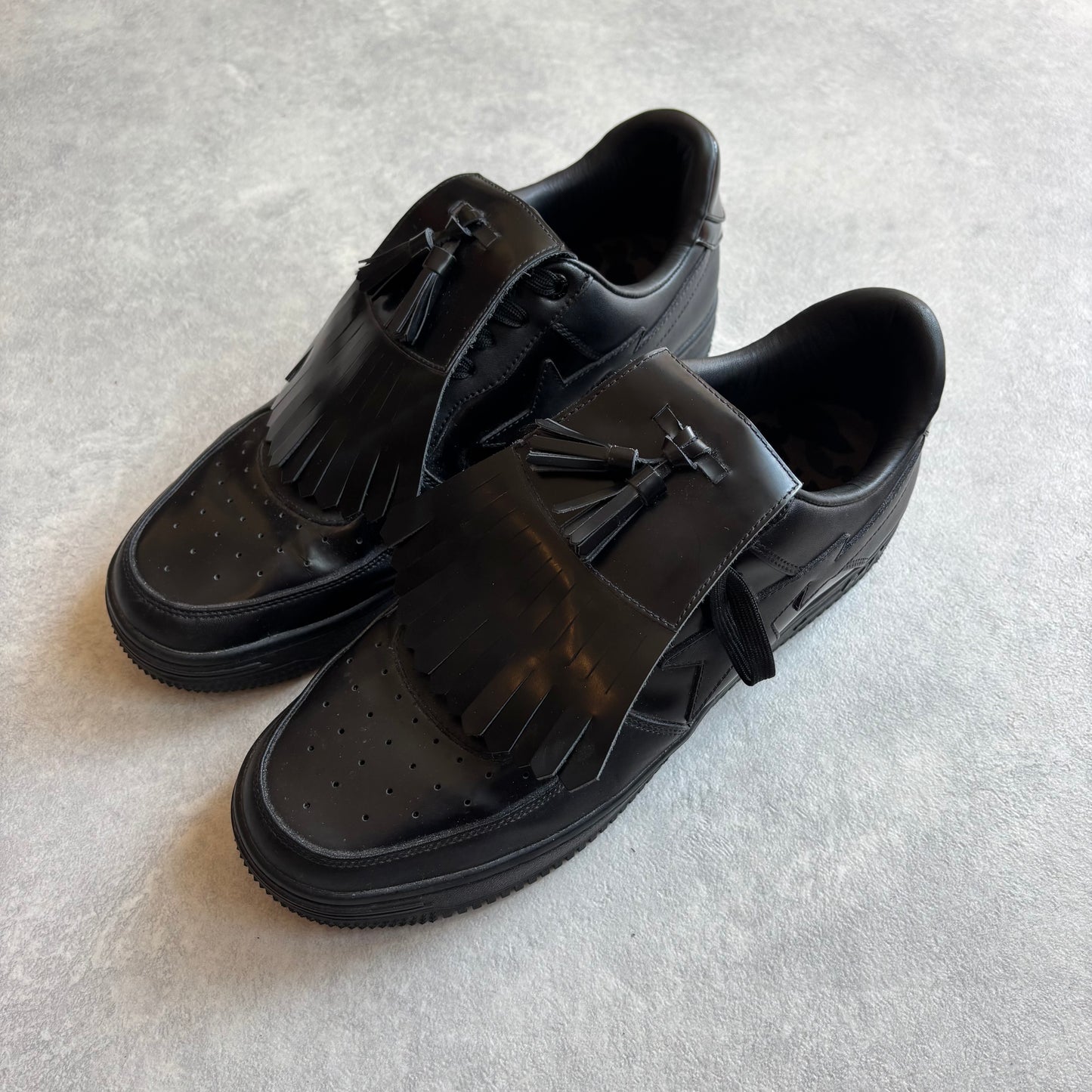 Bapesta Quilt Tassel Black 45