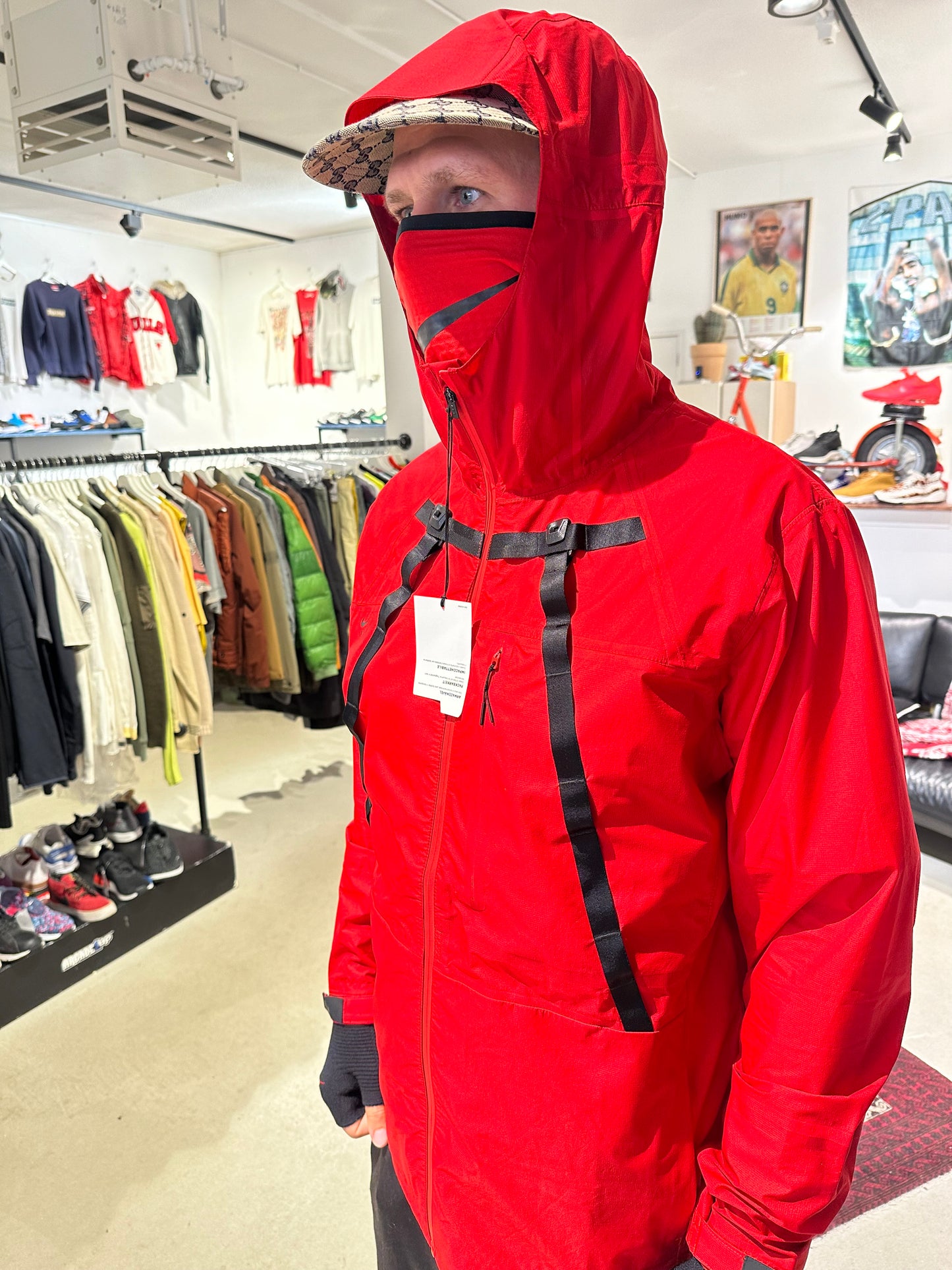 Nike x MMW 3-Layer Jacket Matthew Williams Red L