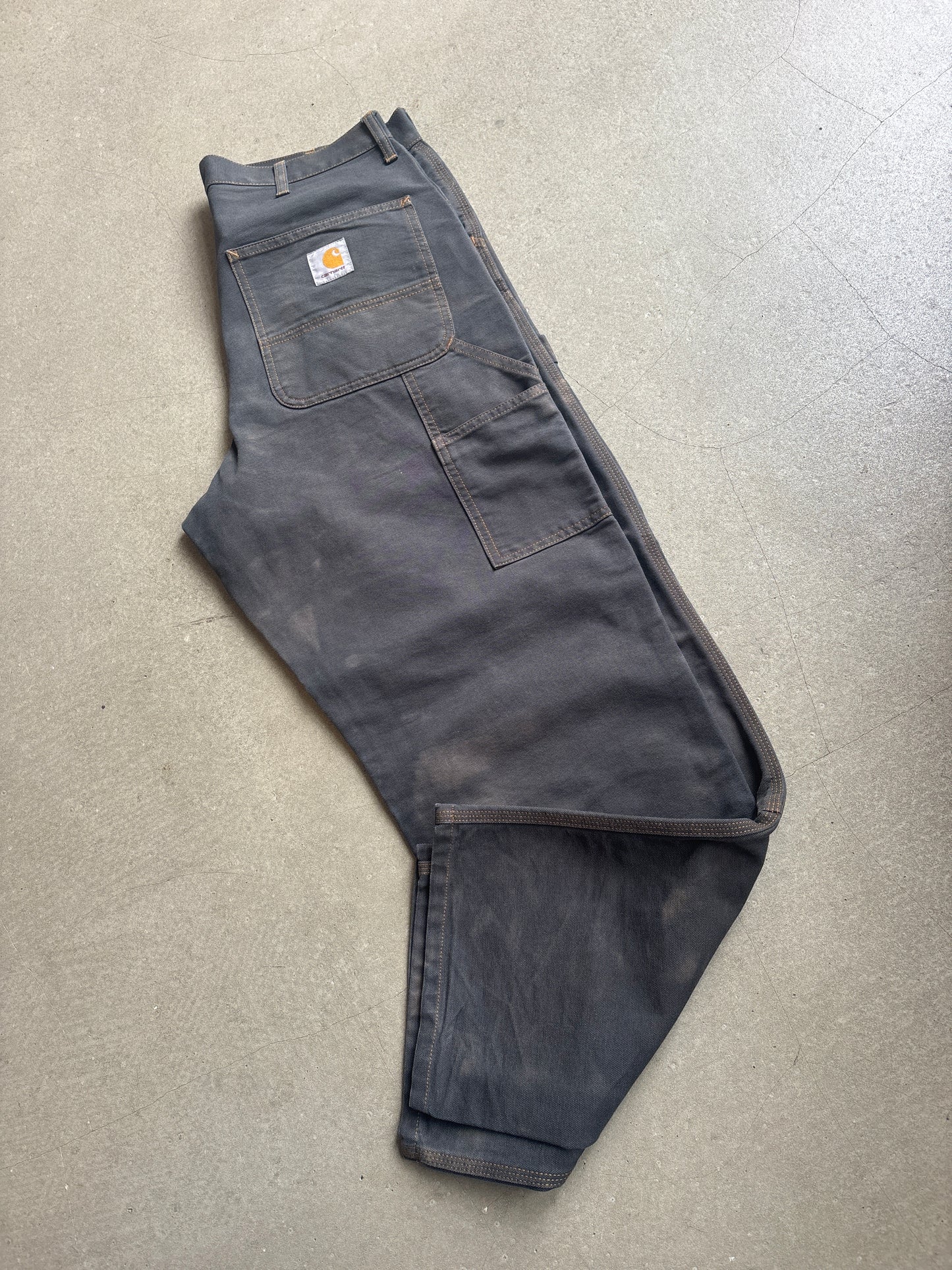Carhartt Double Knee Pant Re-dye Grey 31x32