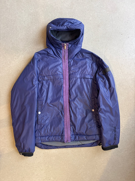 Stone Island Denims Puffer Jacket Purple L